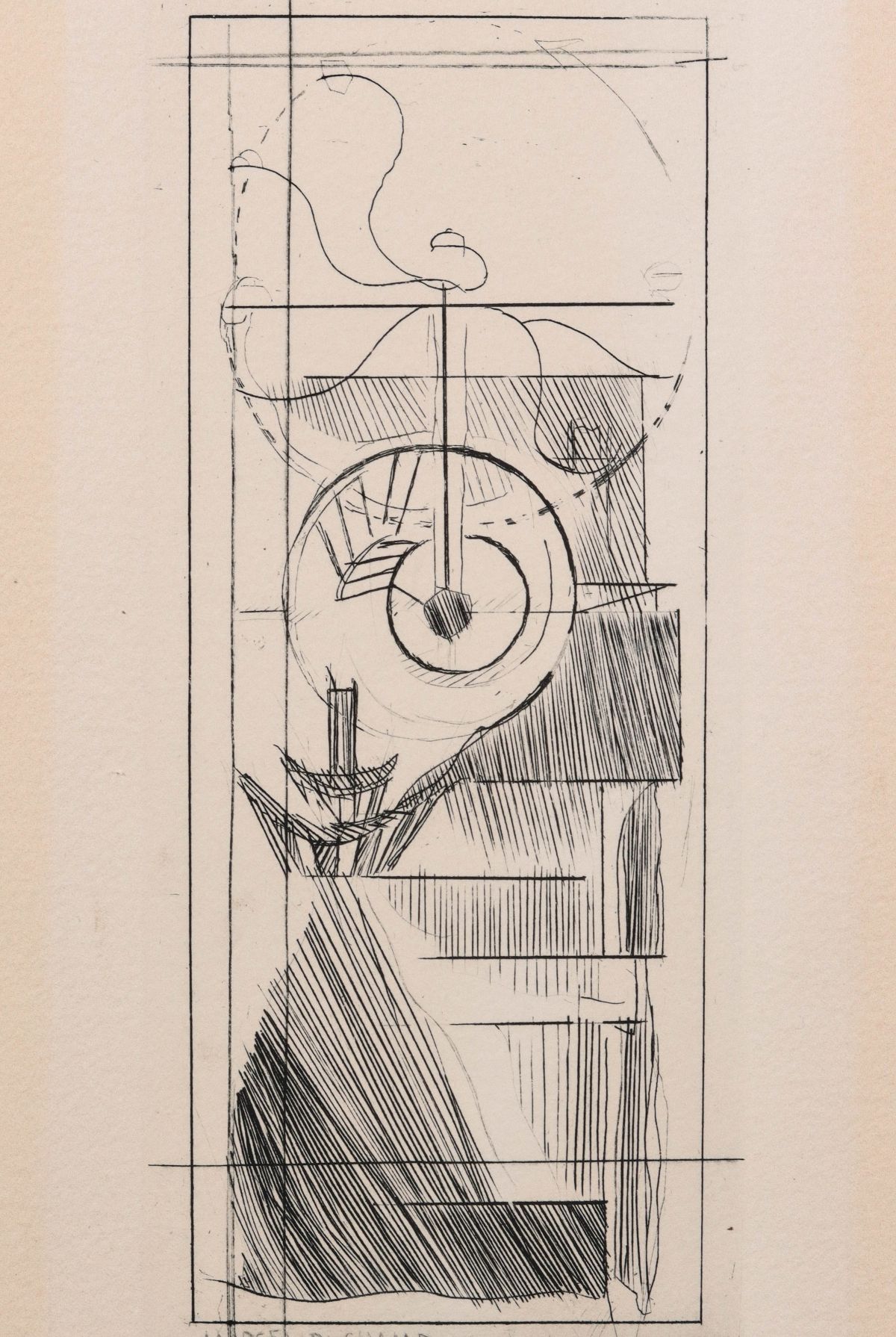 MARCEL DUCHAMP (1887-1968) ETCHING