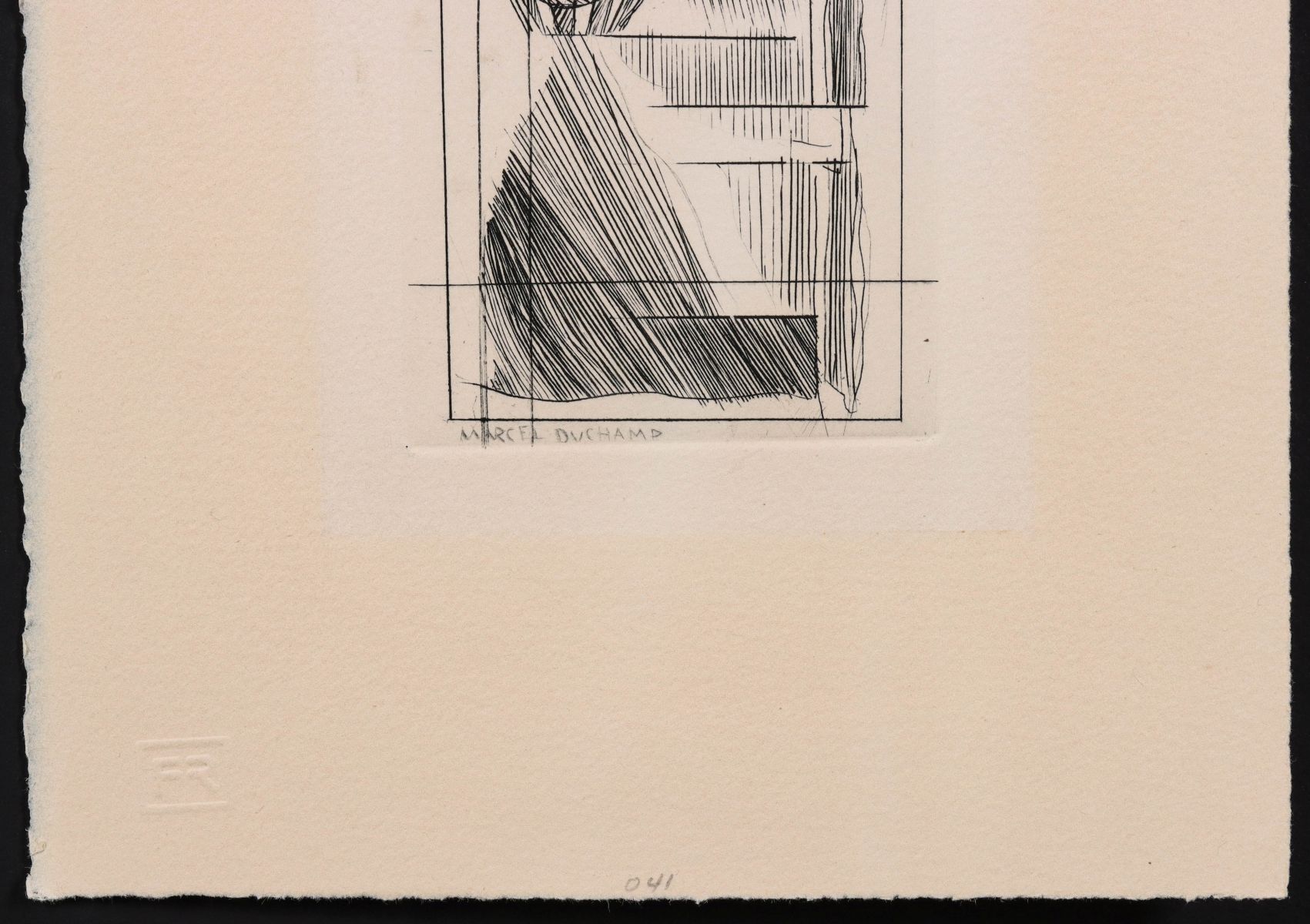 MARCEL DUCHAMP (1887-1968) ETCHING