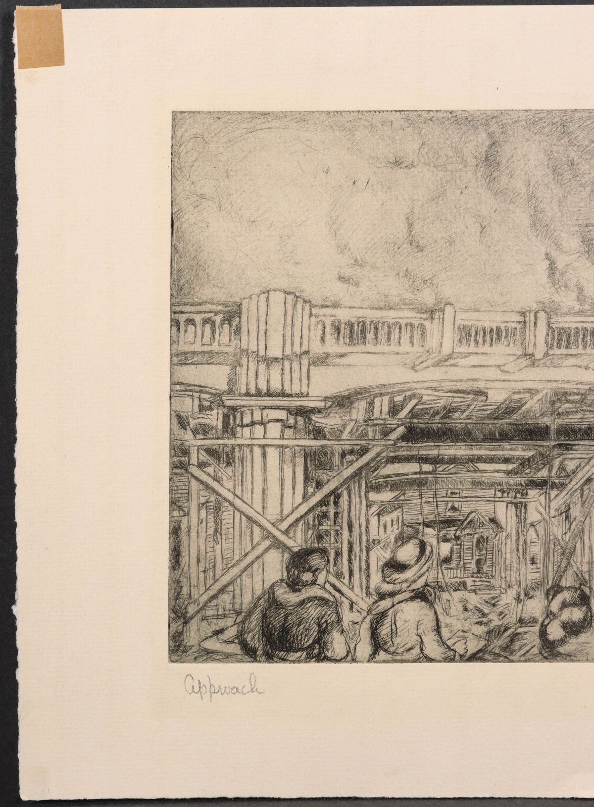 MARY HUNTOON (1896-1970) PENCIL SIGNED WPA ETCHINGS