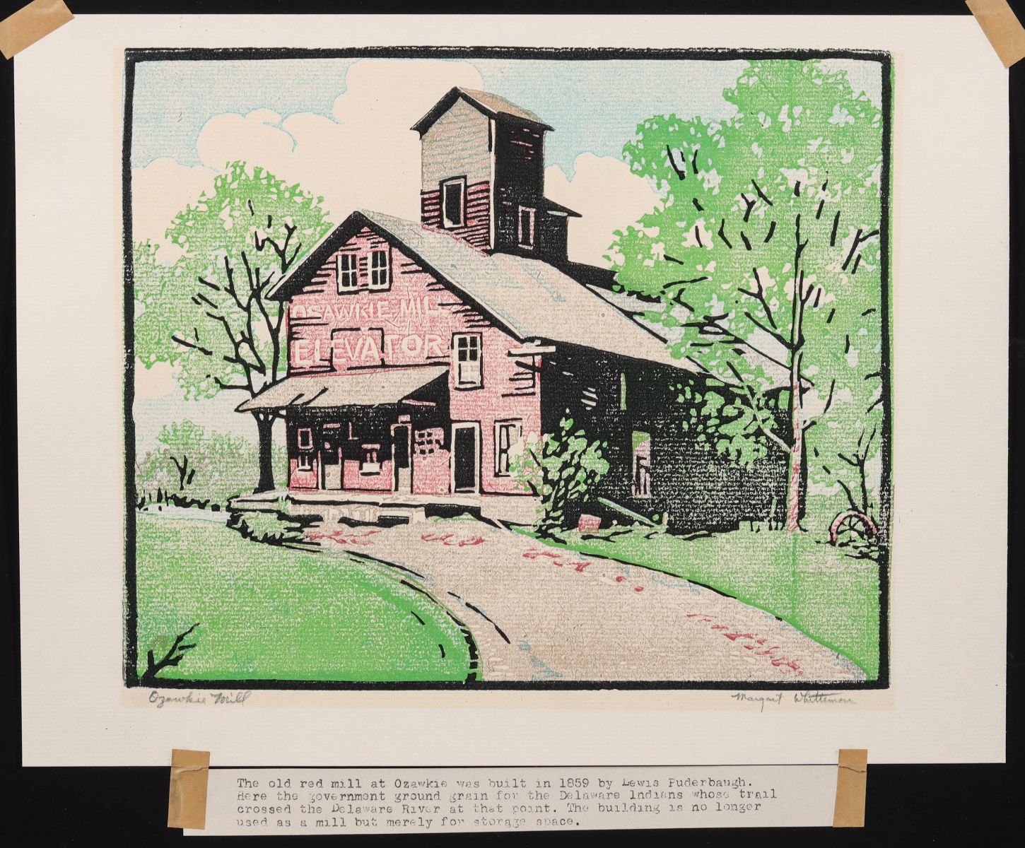 MARGARET WHITTEMORE (1897-1983) SIGNED COLOR WOODBLOCKS