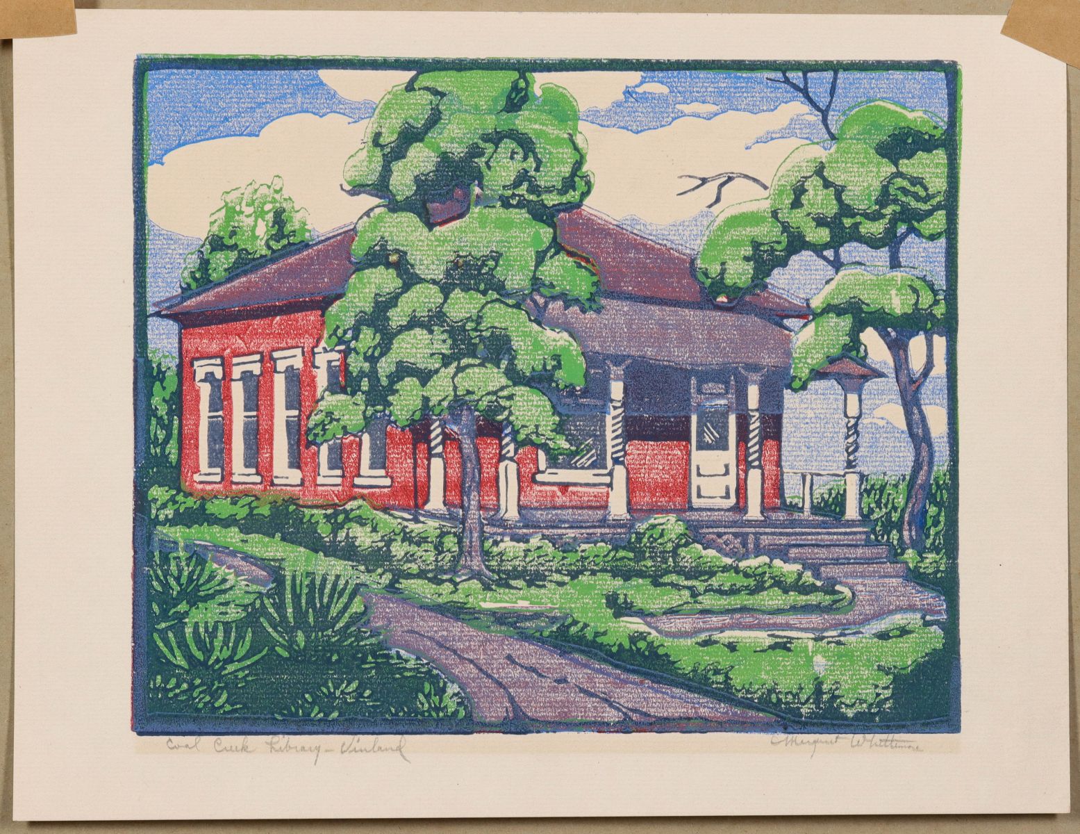 MARGARET WHITTEMORE (1897-1983) SIGNED COLOR WOODBLOCKS