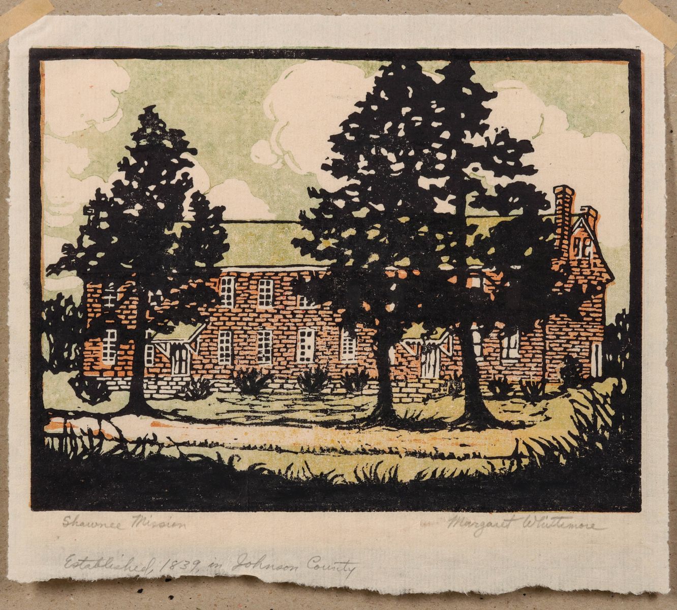 MARGARET WHITTEMORE (1897-1983) SIGNED COLOR WOODBLOCKS