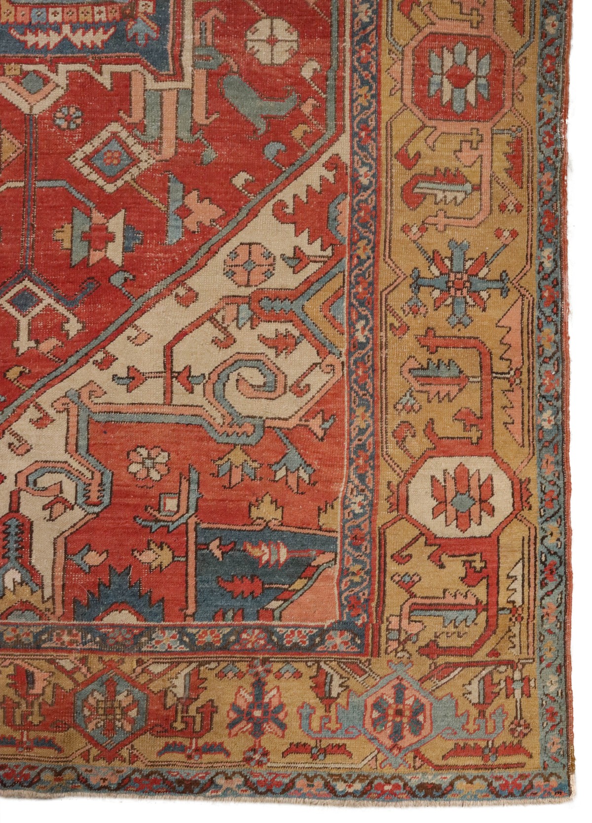 A FINE NW PERSIAN HERIZ SERAPI CARPET CIRCA 1890