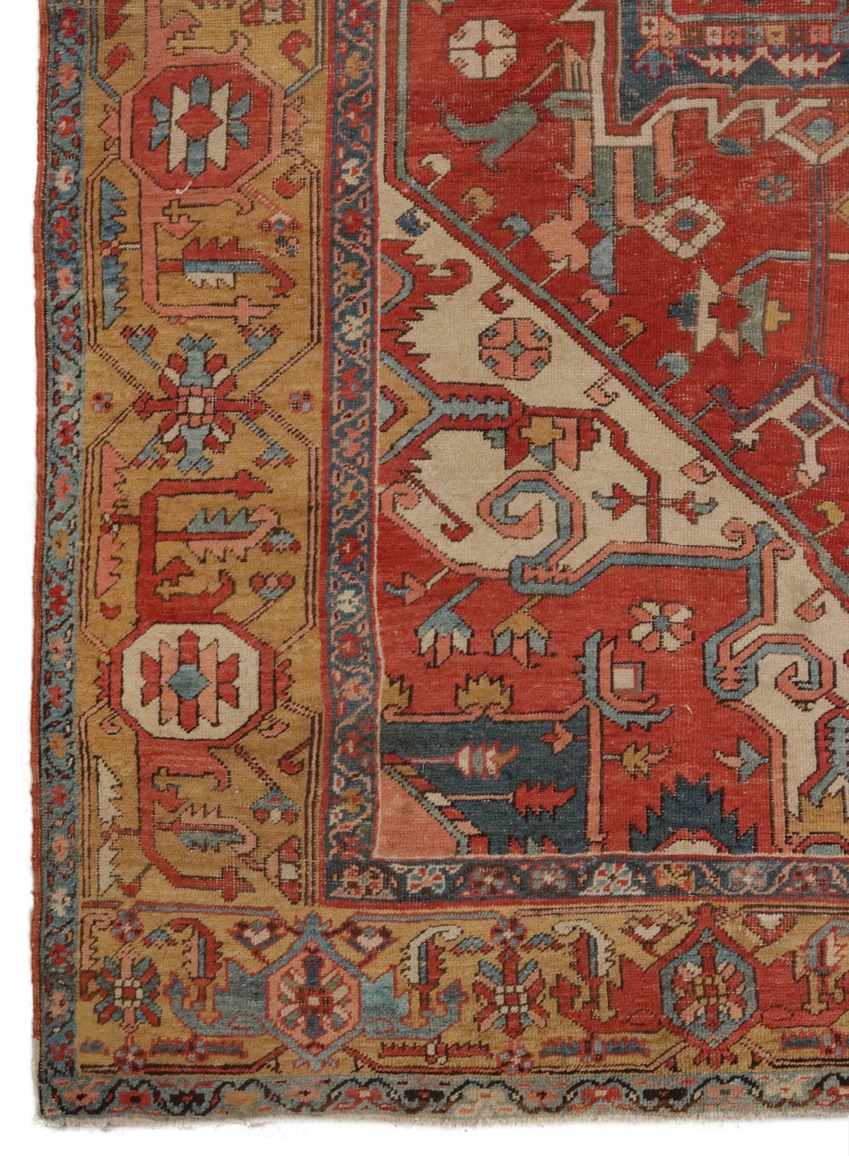 A FINE NW PERSIAN HERIZ SERAPI CARPET CIRCA 1890