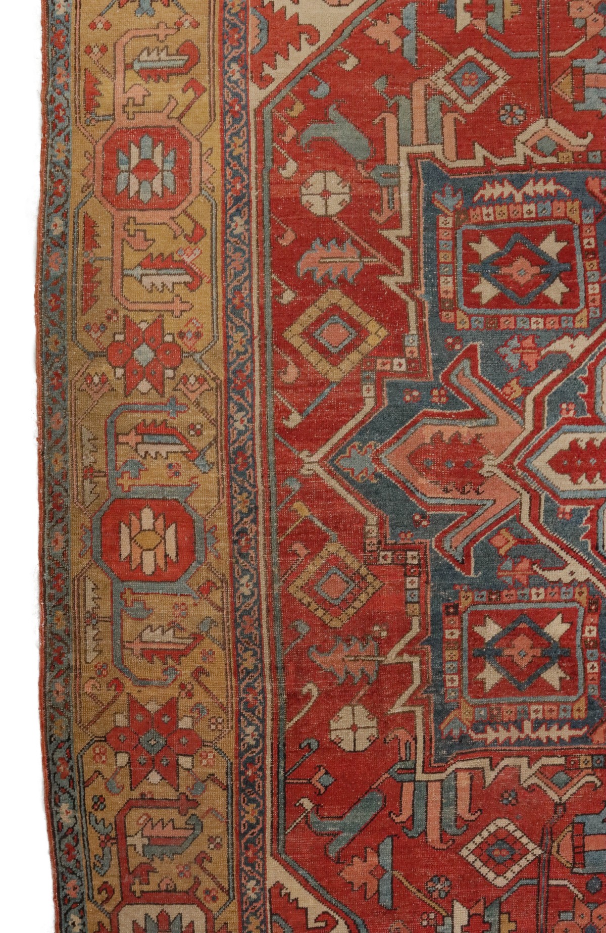 A FINE NW PERSIAN HERIZ SERAPI CARPET CIRCA 1890