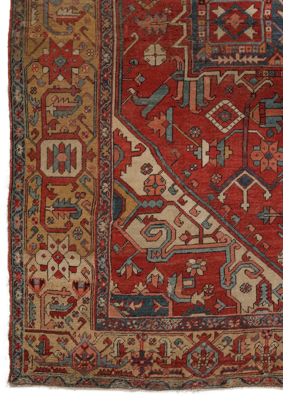 A FINE NW PERSIAN HERIZ SERAPI CARPET CIRCA 1890