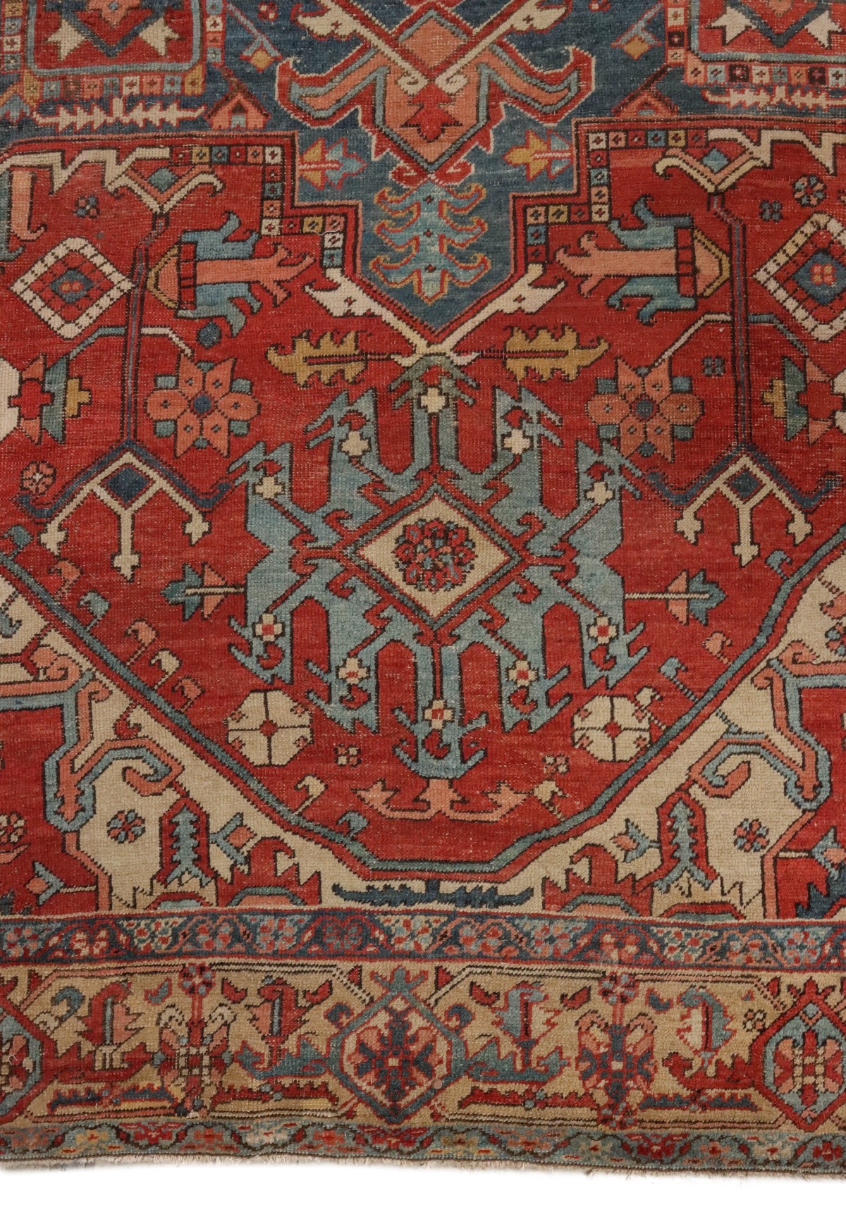 A FINE NW PERSIAN HERIZ SERAPI CARPET CIRCA 1890