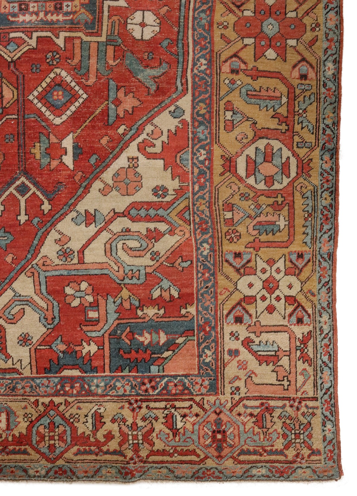 A FINE NW PERSIAN HERIZ SERAPI CARPET CIRCA 1890