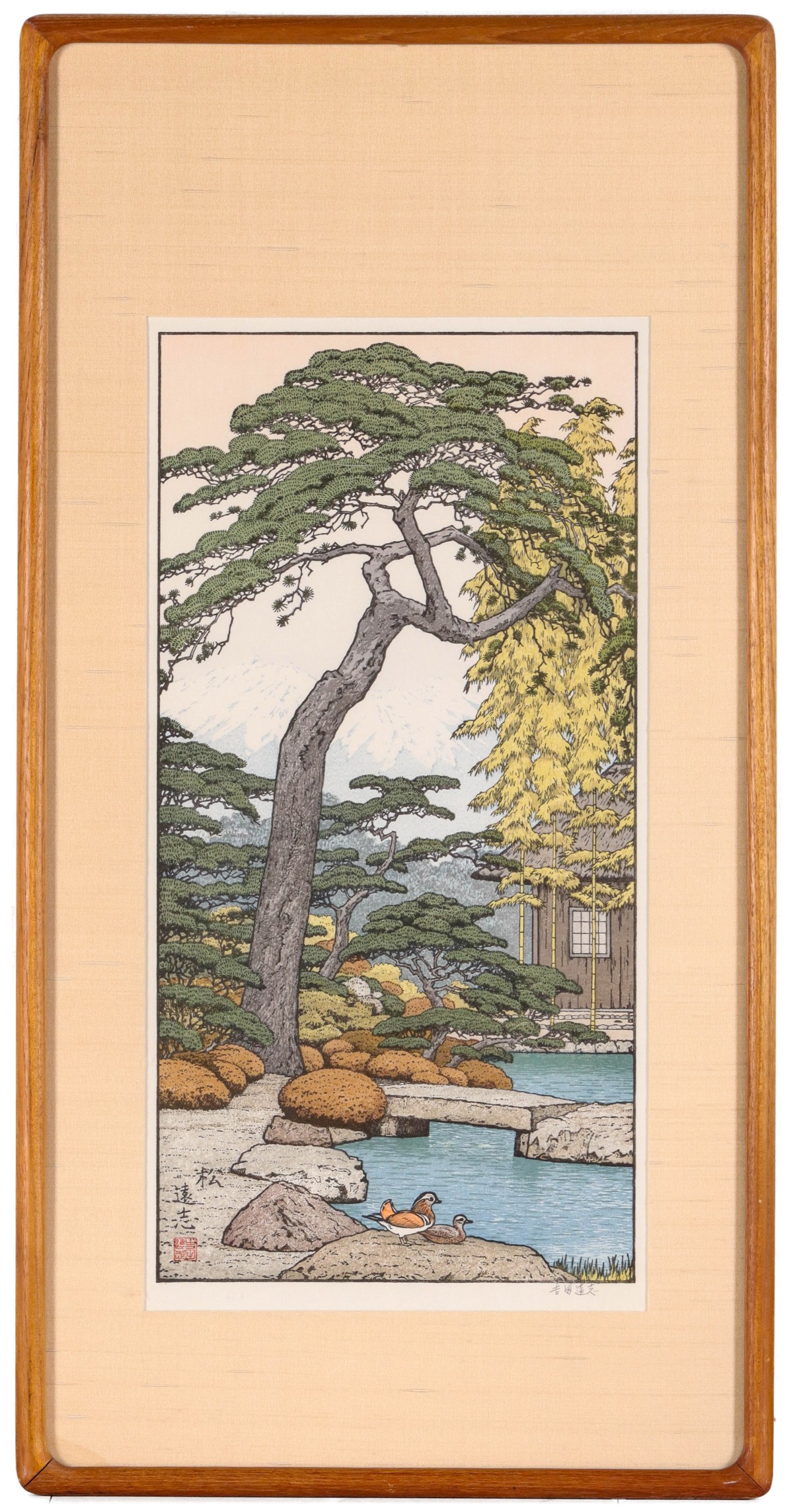 TOSHI YOSHIDA (1911-1995) JAPANESE WOODBLOCK PRINT