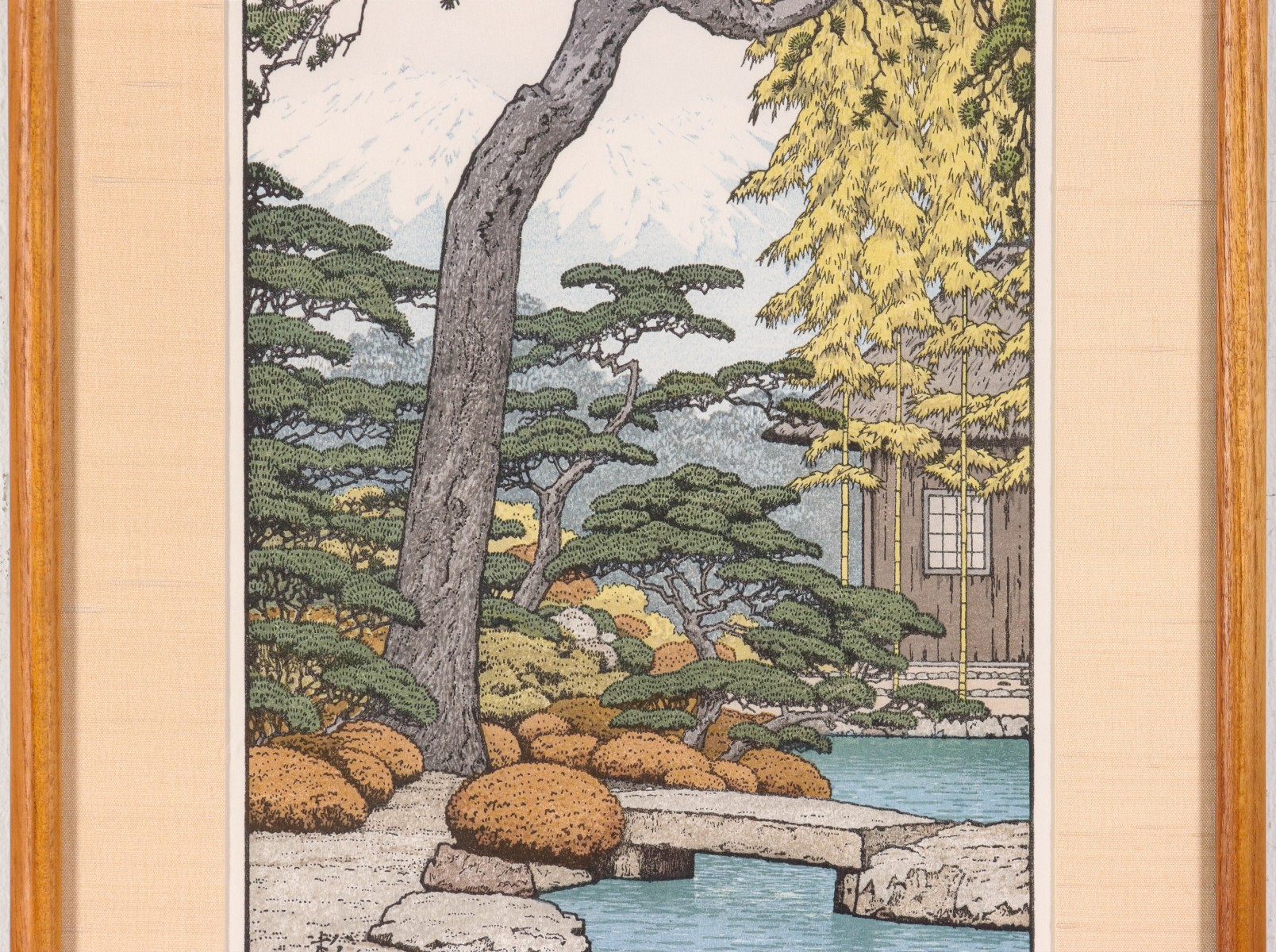 TOSHI YOSHIDA (1911-1995) JAPANESE WOODBLOCK PRINT