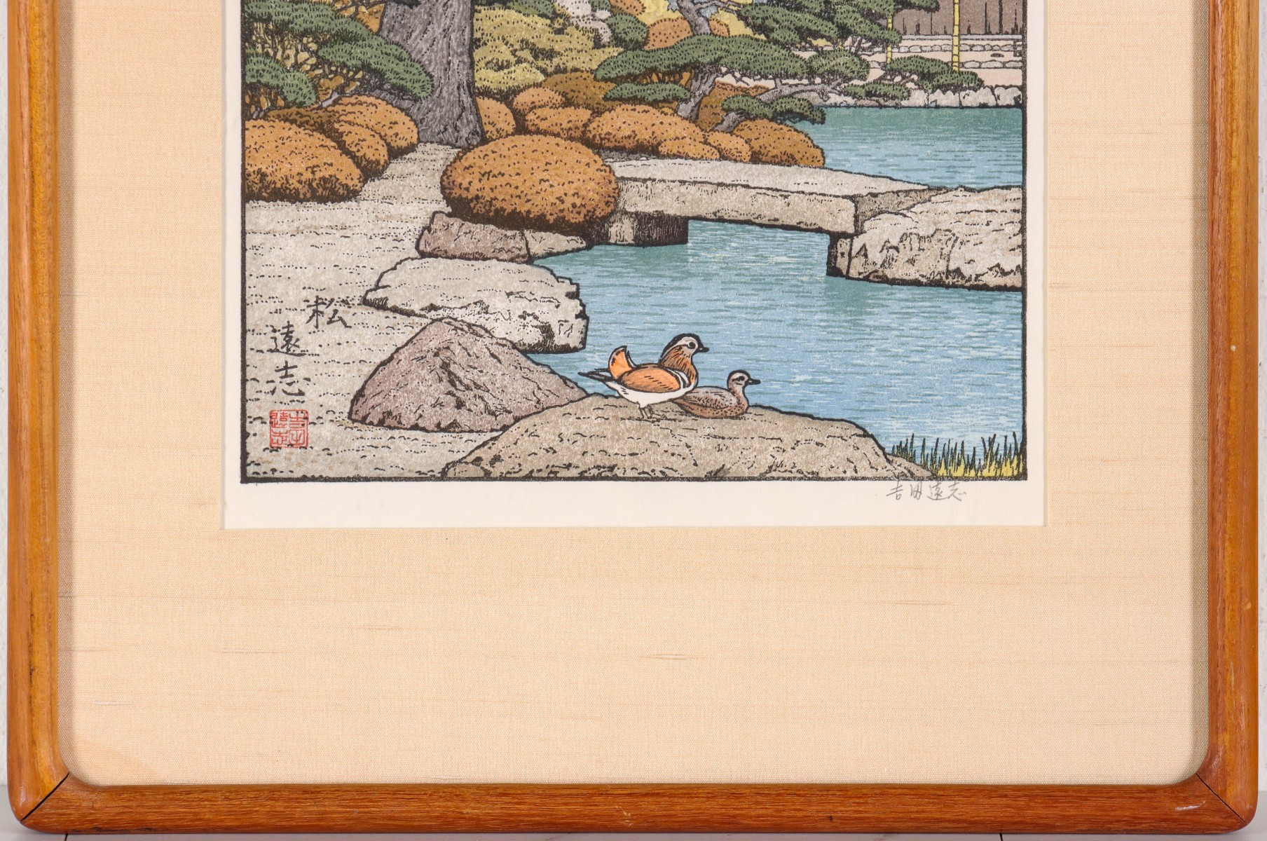 TOSHI YOSHIDA (1911-1995) JAPANESE WOODBLOCK PRINT