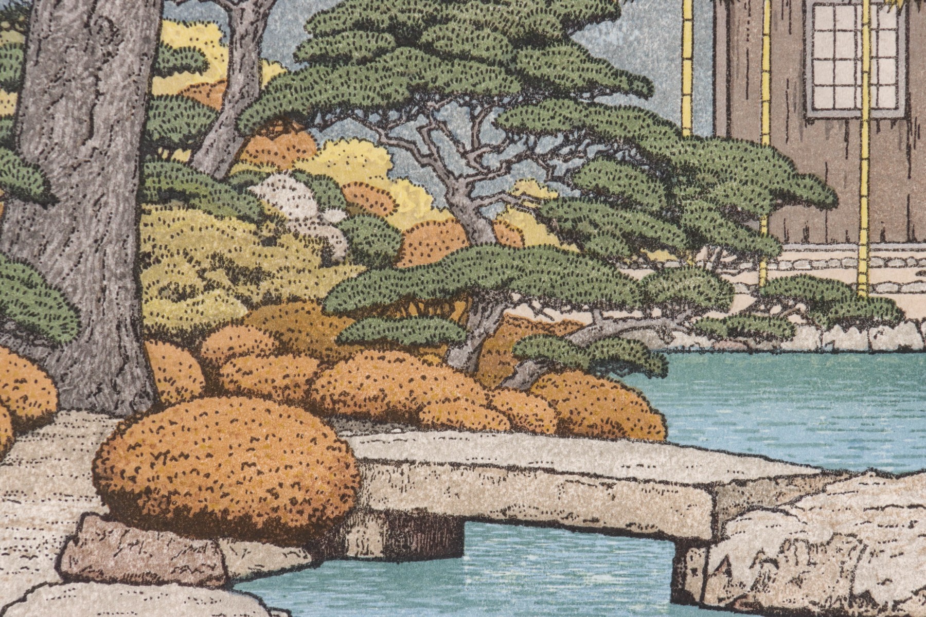 TOSHI YOSHIDA (1911-1995) JAPANESE WOODBLOCK PRINT