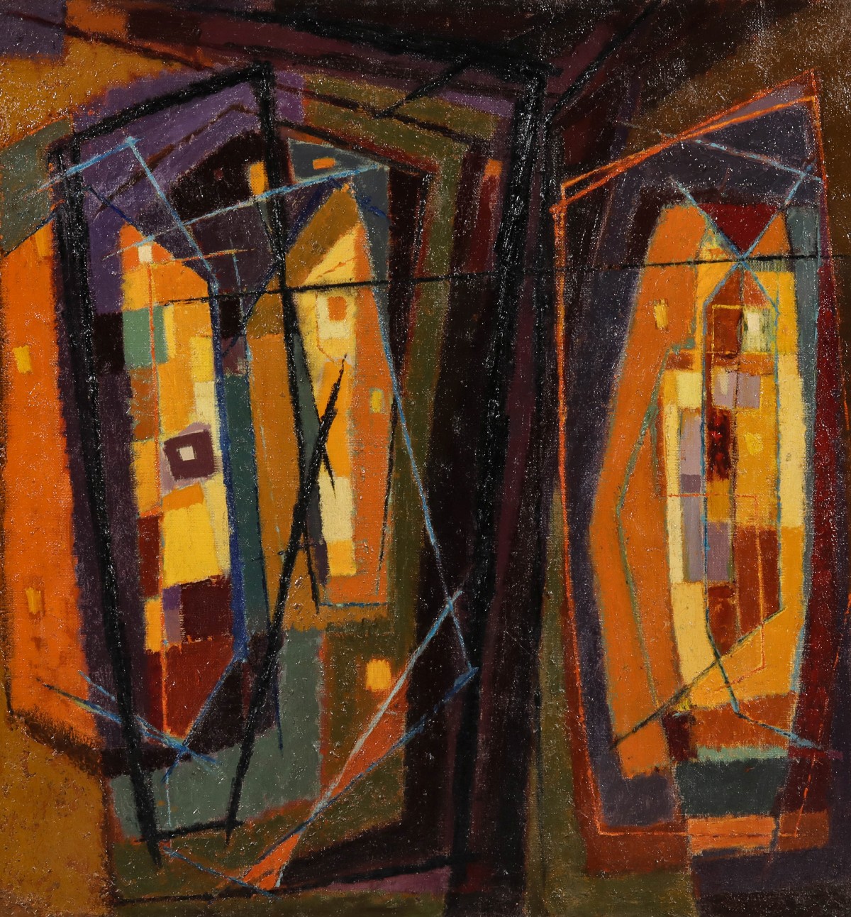 JANET MARIN (1911-1999) ABSTRACT 1951