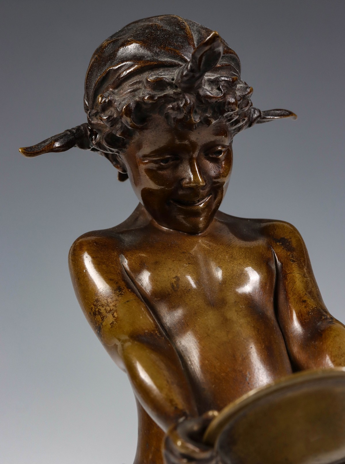 AFTER FRITZ HEINEMANN (1864-1932) BRONZE