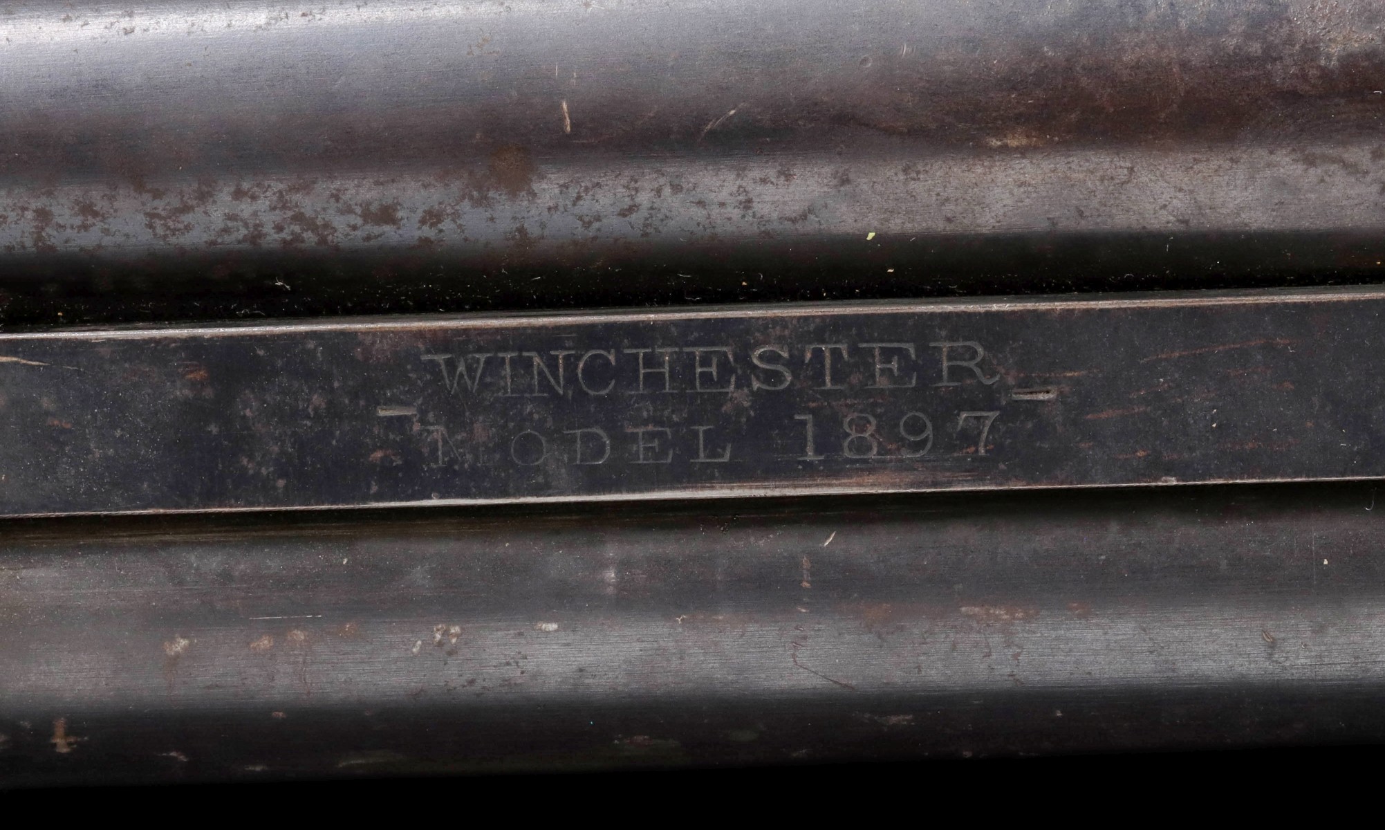 A WINCHESTER 12 GAUGE MODEL 1897 RIOT SHOTGUN