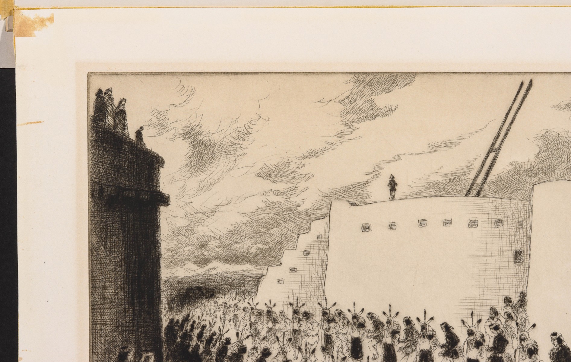 GENE KLOSS (1903-1996) PENCIL SIGNED DRYPOINT ETCHING