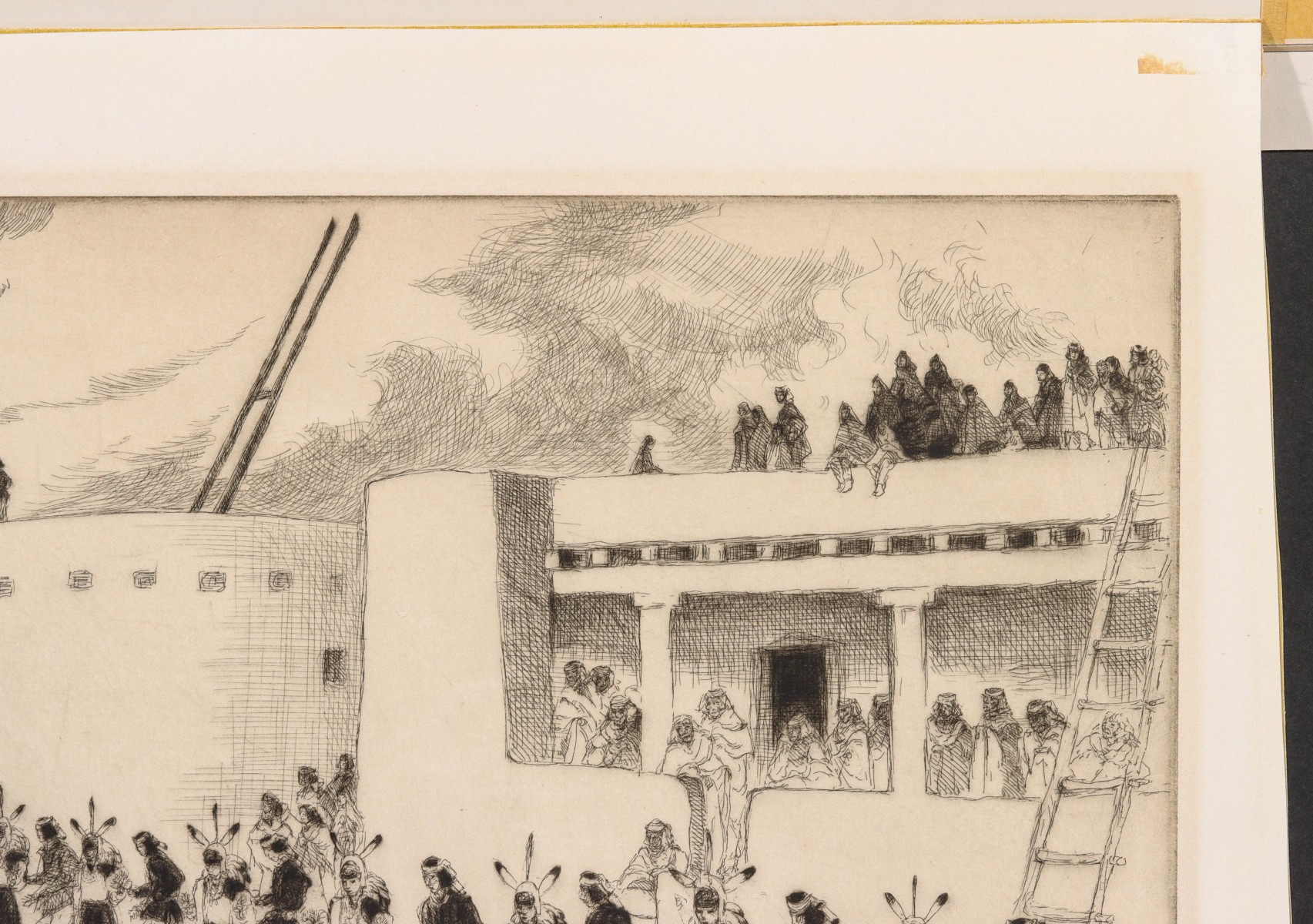 GENE KLOSS (1903-1996) PENCIL SIGNED DRYPOINT ETCHING