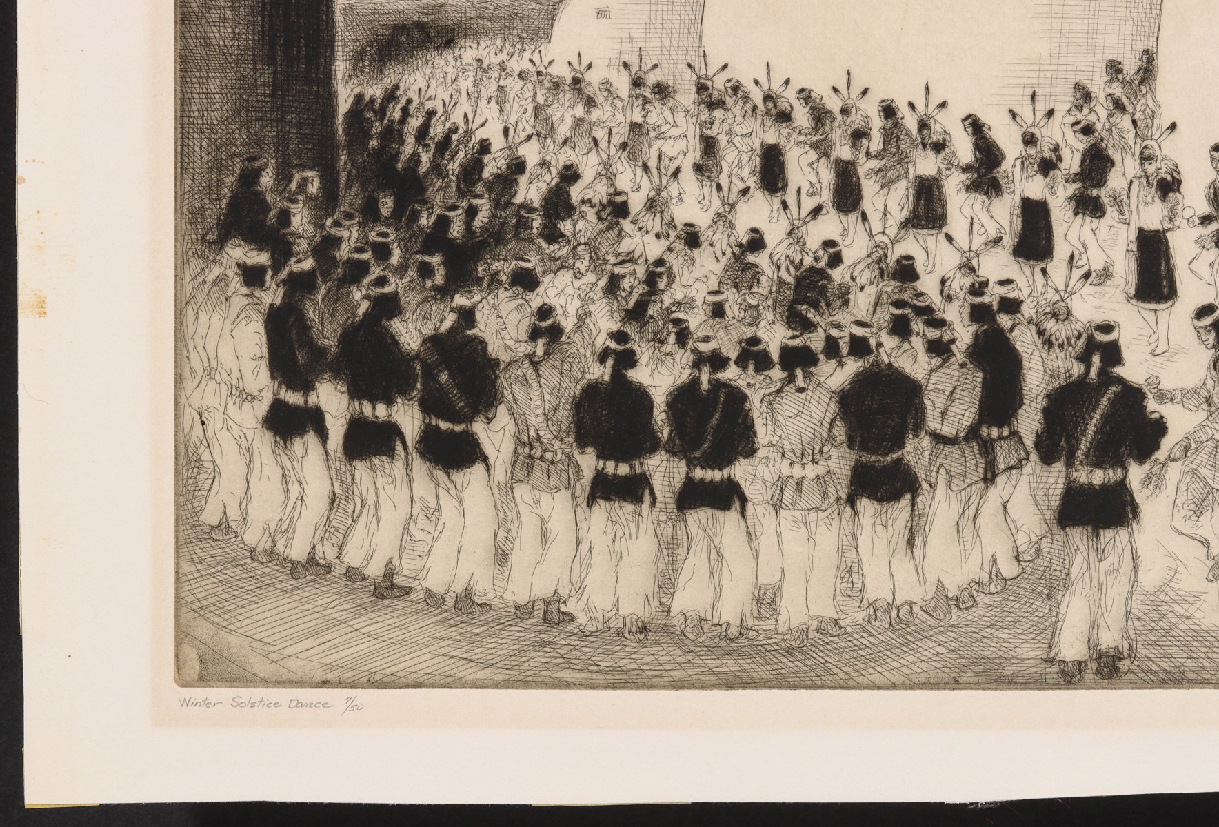 GENE KLOSS (1903-1996) PENCIL SIGNED DRYPOINT ETCHING