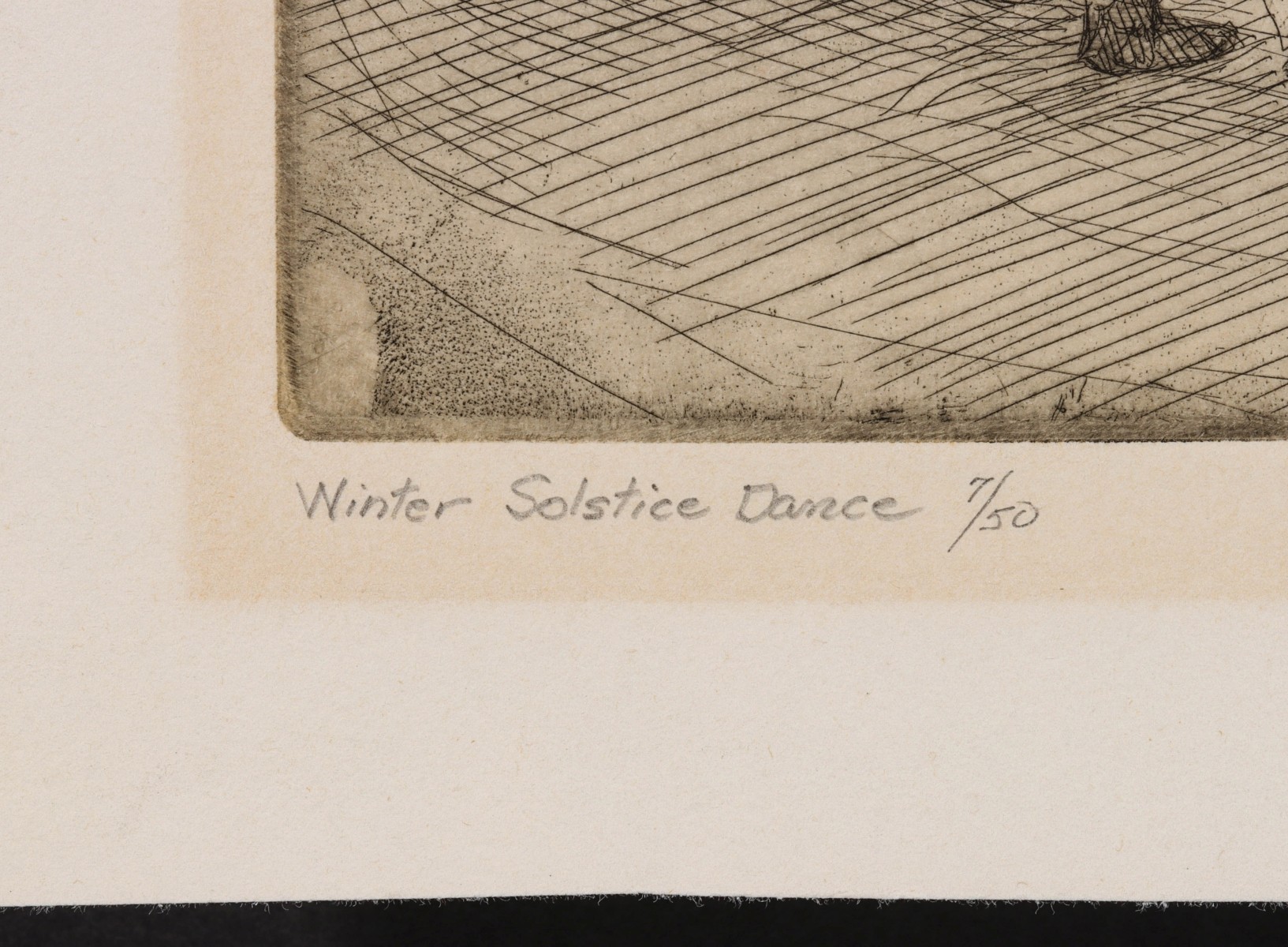 GENE KLOSS (1903-1996) PENCIL SIGNED DRYPOINT ETCHING
