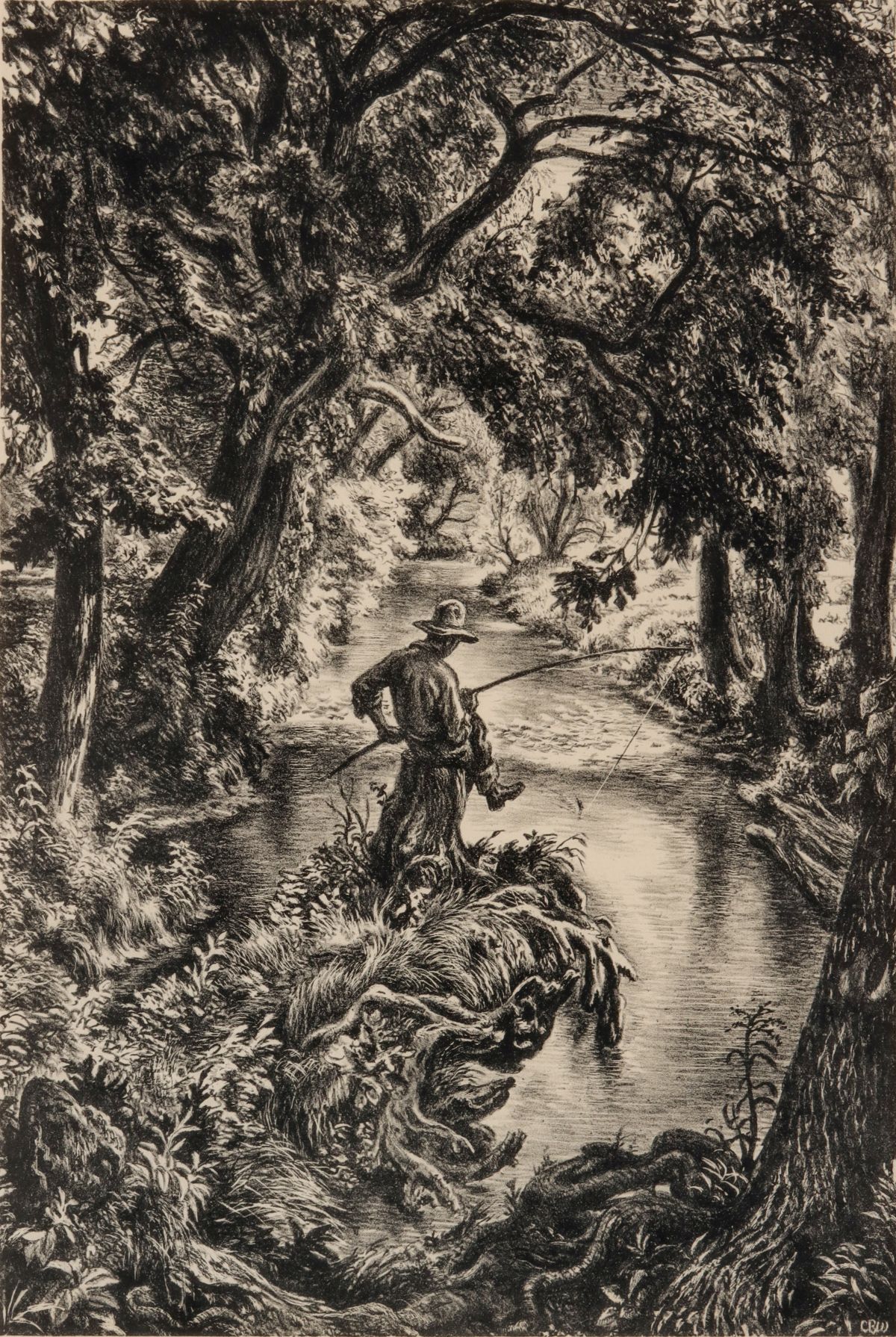 CHARLES BANKS WILSON (1918-2013) PENCIL SIGNED LITHOGPH