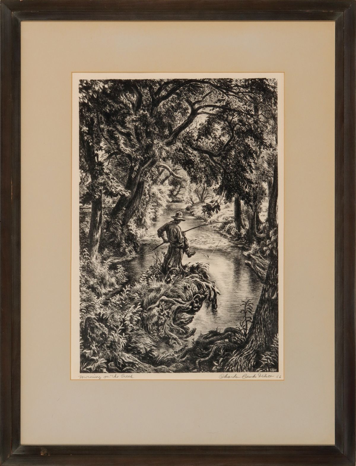 CHARLES BANKS WILSON (1918-2013) PENCIL SIGNED LITHOGPH