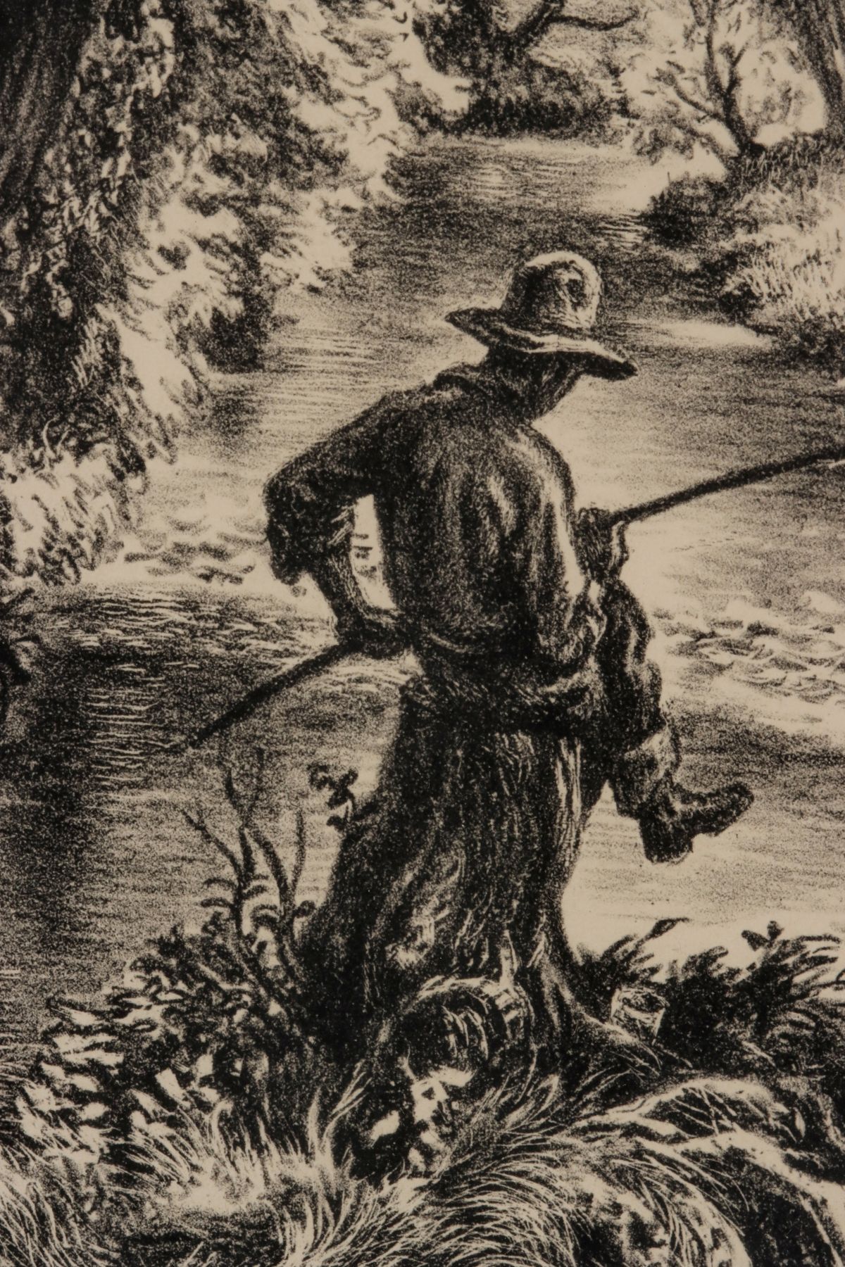 CHARLES BANKS WILSON (1918-2013) PENCIL SIGNED LITHOGPH