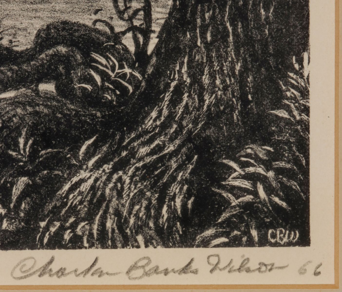CHARLES BANKS WILSON (1918-2013) PENCIL SIGNED LITHOGPH