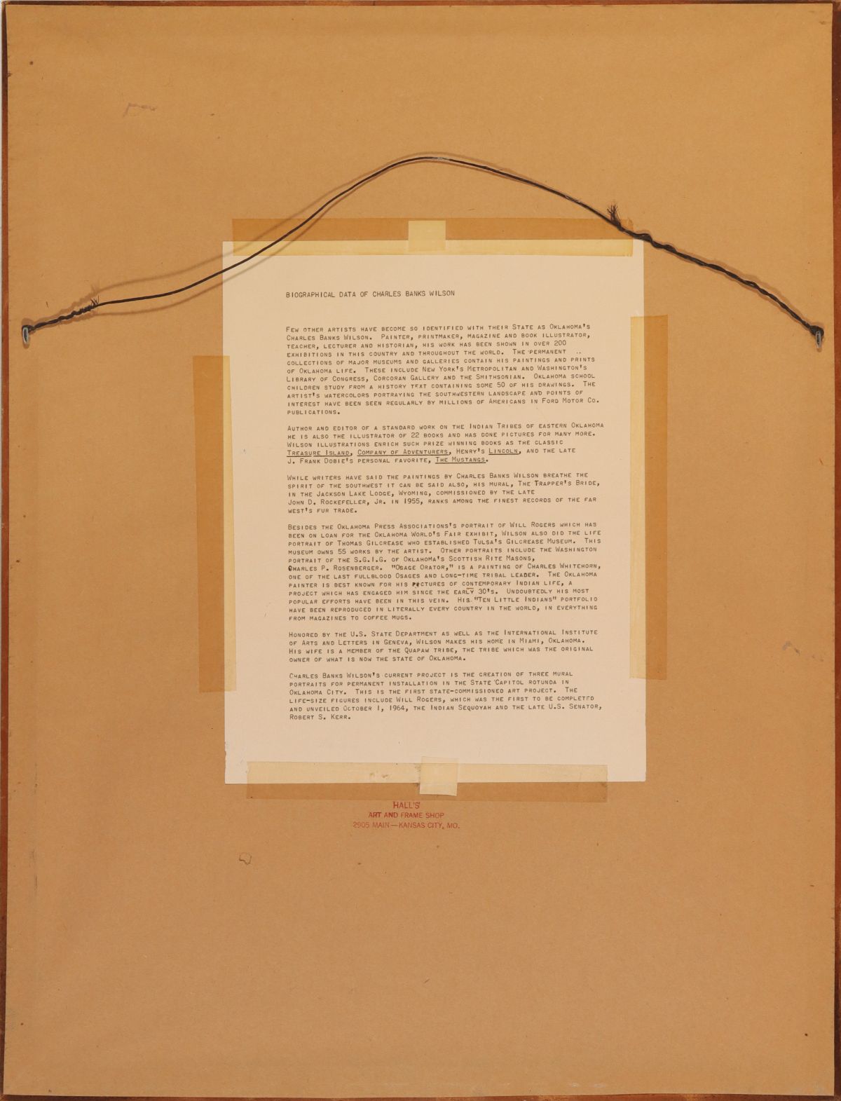CHARLES BANKS WILSON (1918-2013) PENCIL SIGNED LITHOGPH