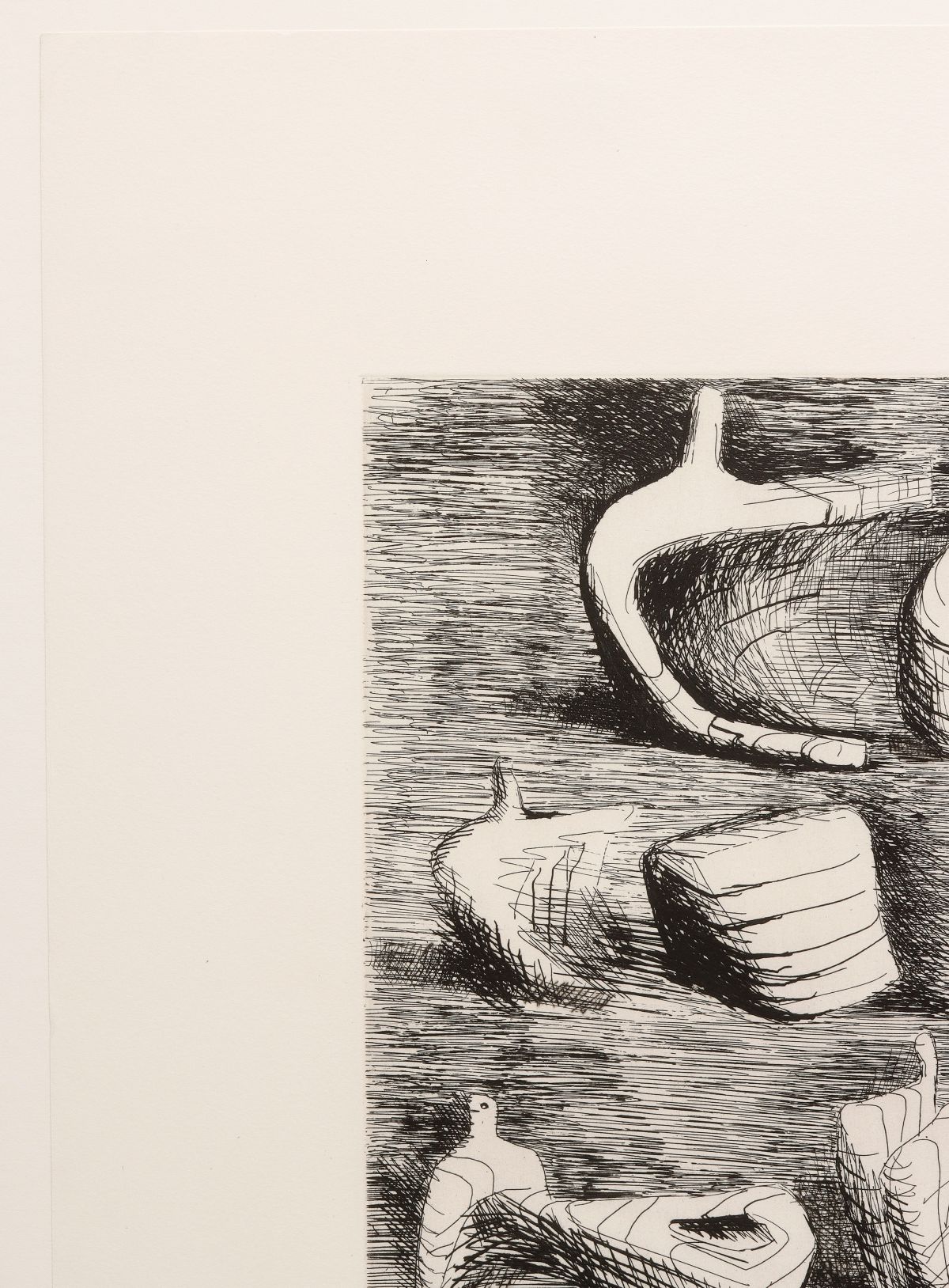 HENRY MOORE (1898-1986) PENCIL SIGNED ETCHING