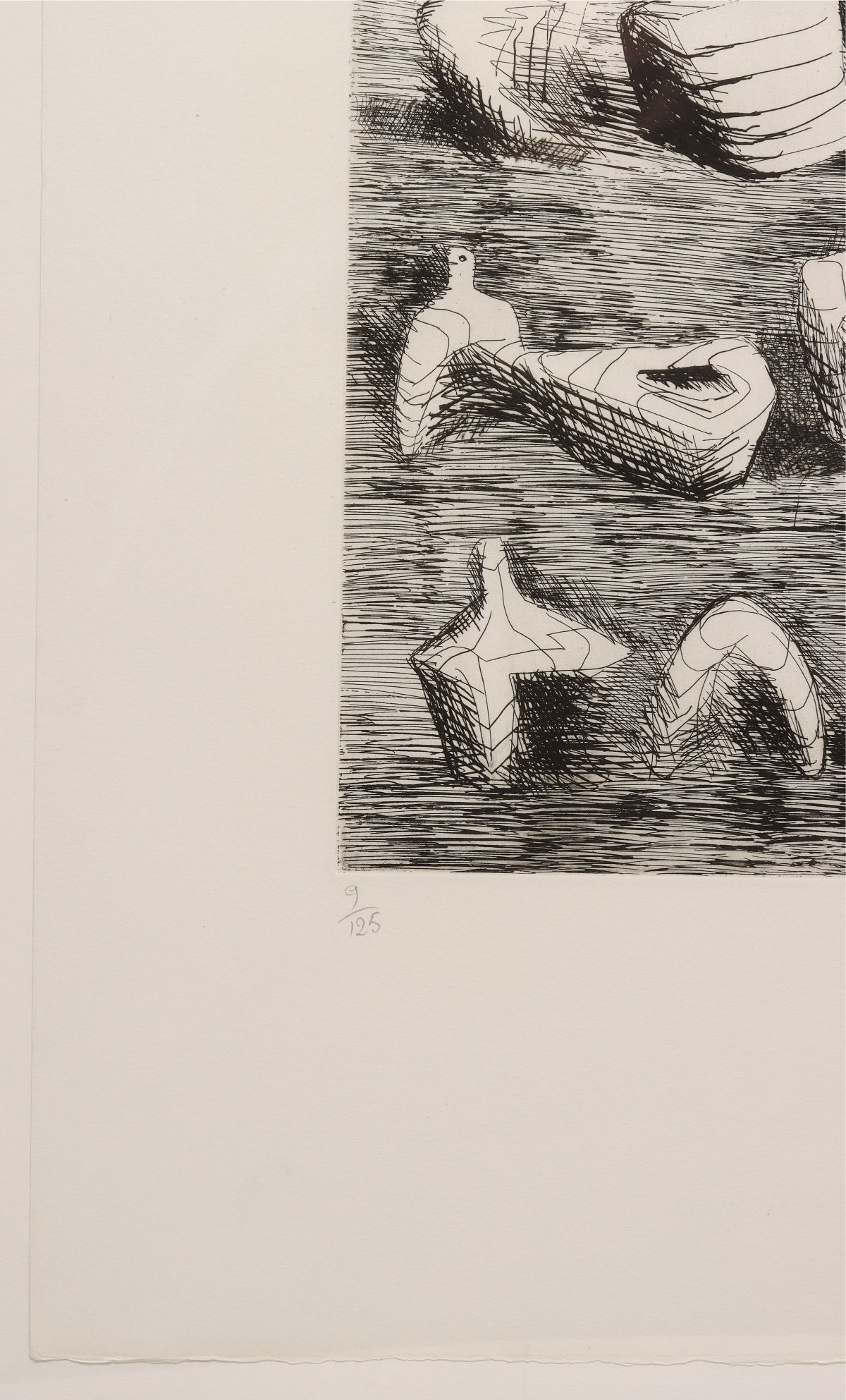 HENRY MOORE (1898-1986) PENCIL SIGNED ETCHING