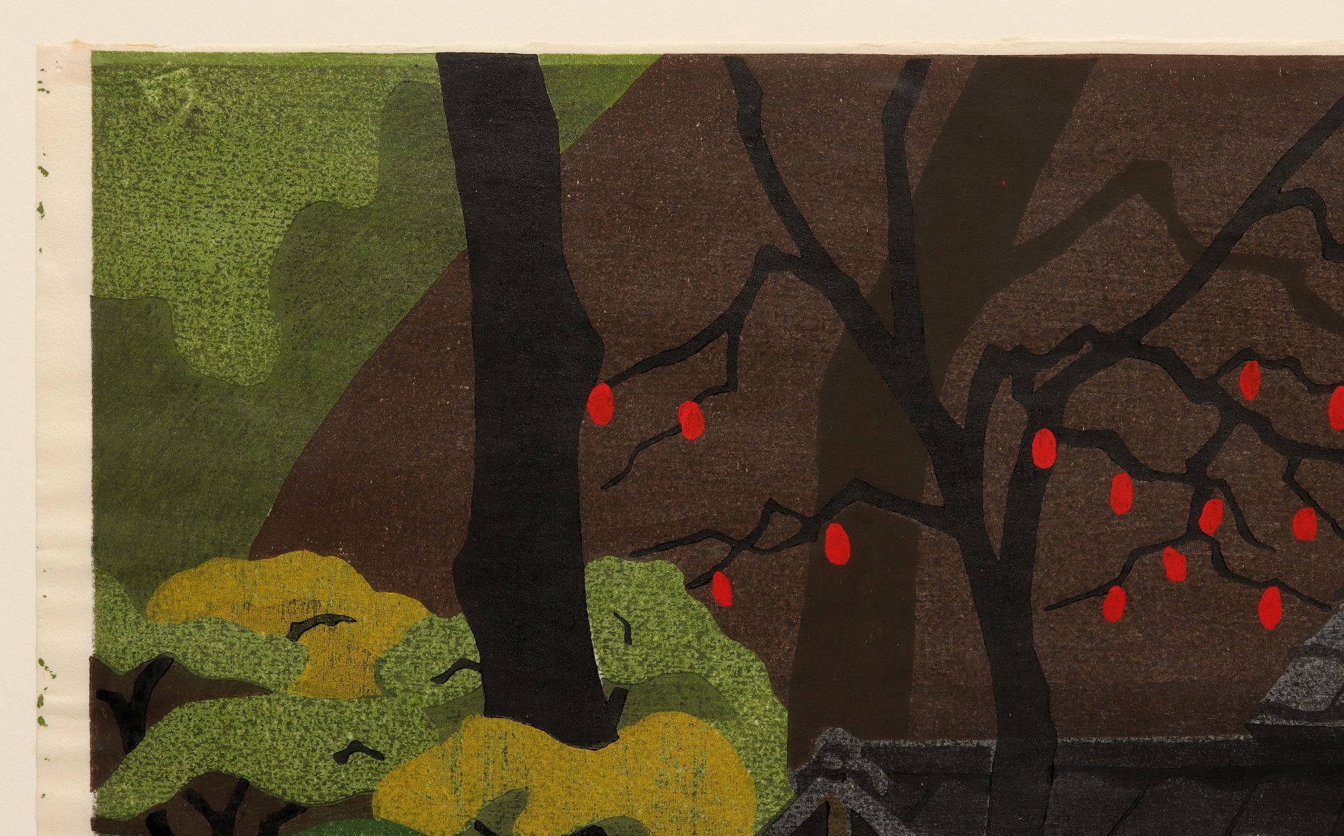 MASAO IDO (BORN 1945) WOODBLOCK PRINT IN TEN COLORS