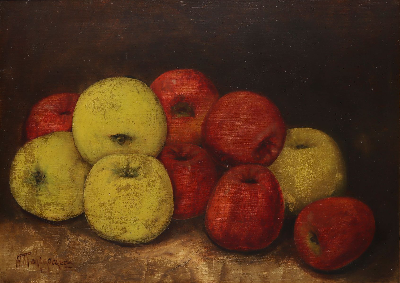 ALFRED MONTGOMERY (1857-1922) RARE FRUIT STILL LIFE