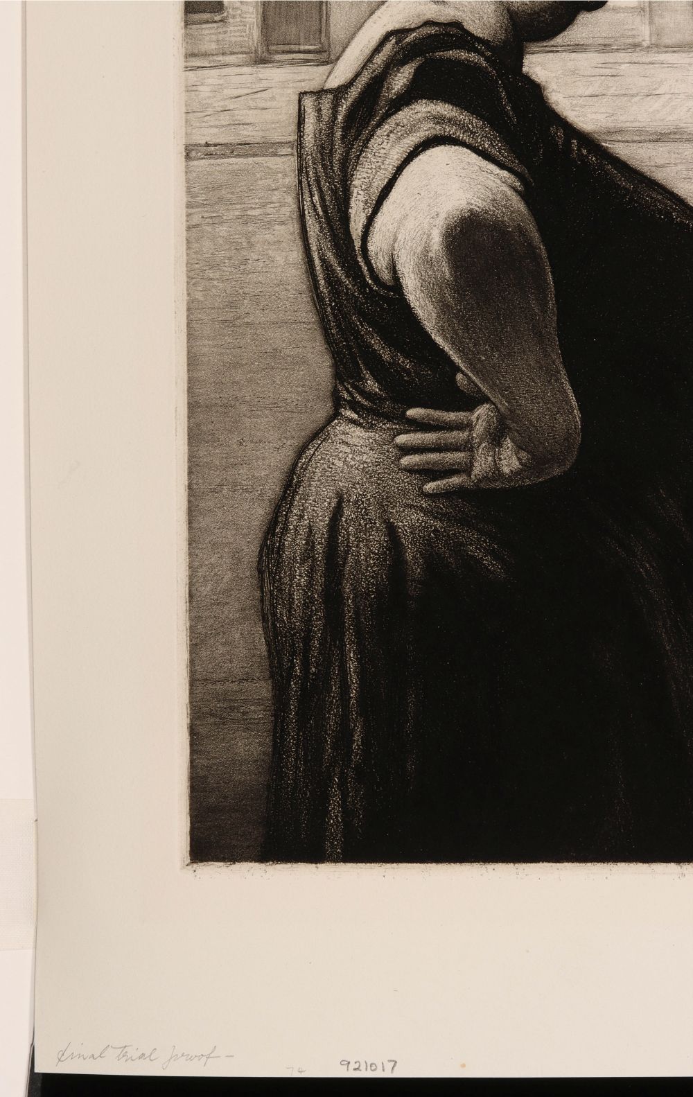 MARTIN LEWIS (1881-1962) PENCIL SIGNED AQUATINT ETCHING