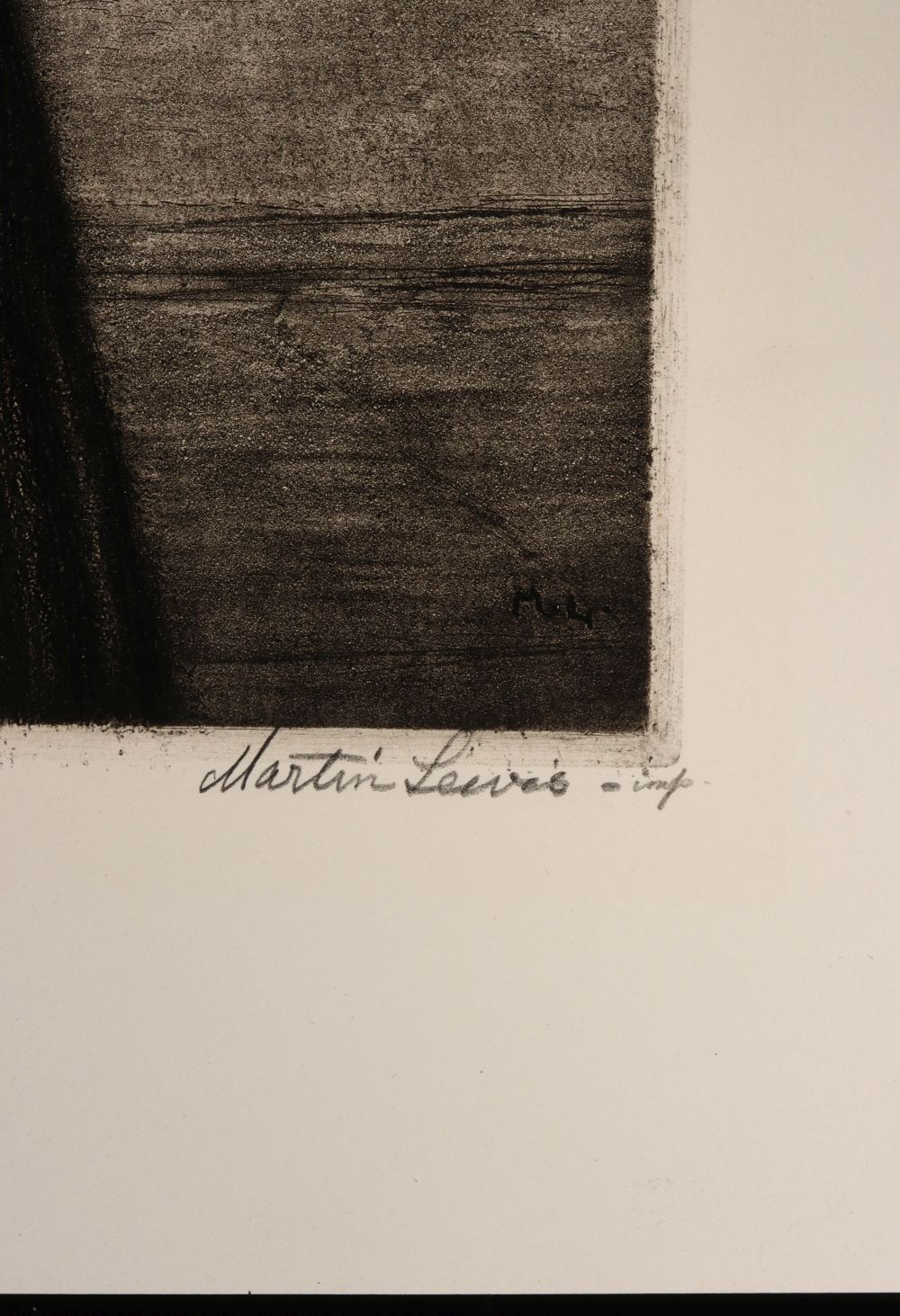 MARTIN LEWIS (1881-1962) PENCIL SIGNED AQUATINT ETCHING