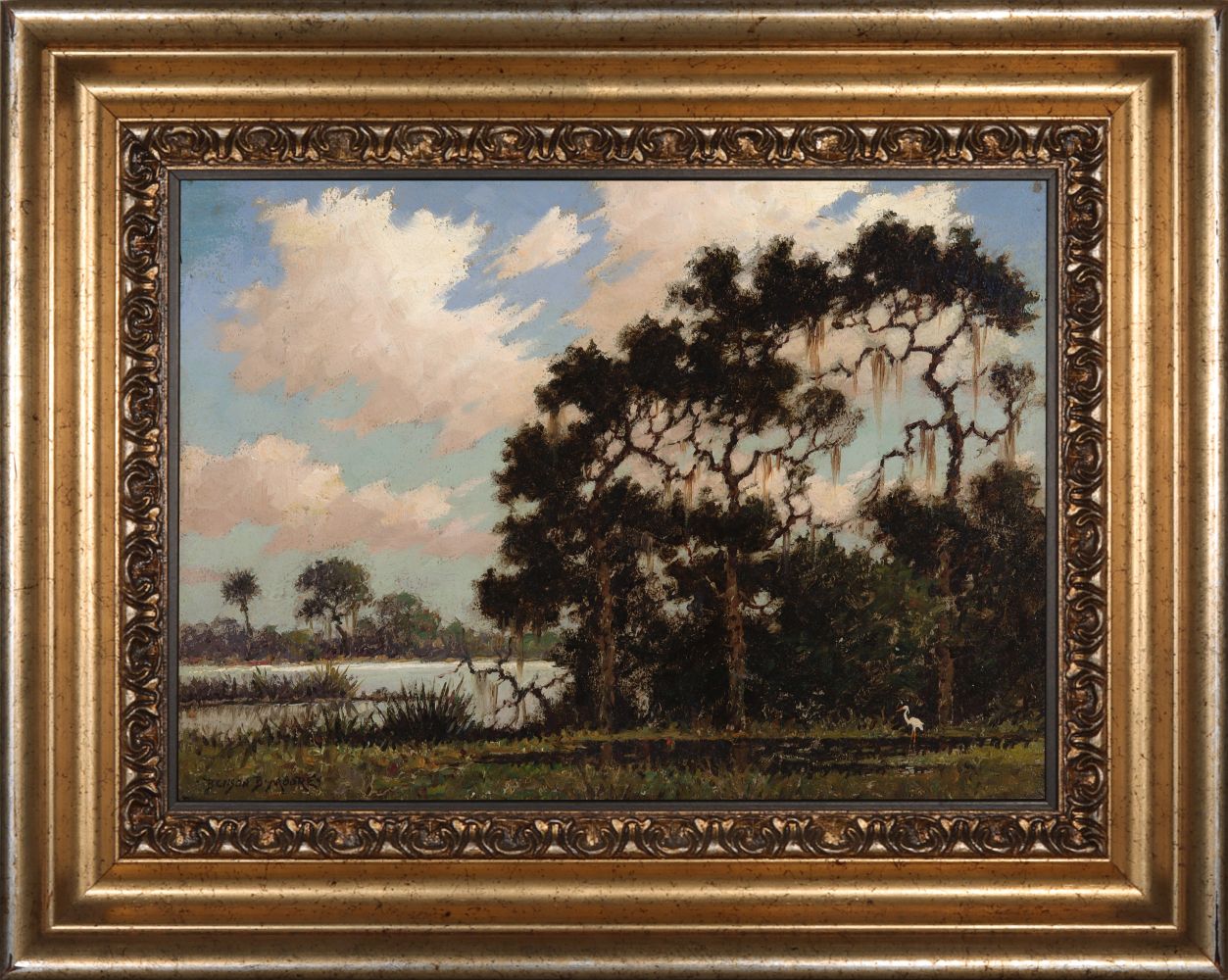 BENSON B. MOORE (1882-1974) Oil ON ARTIST'S BOARD