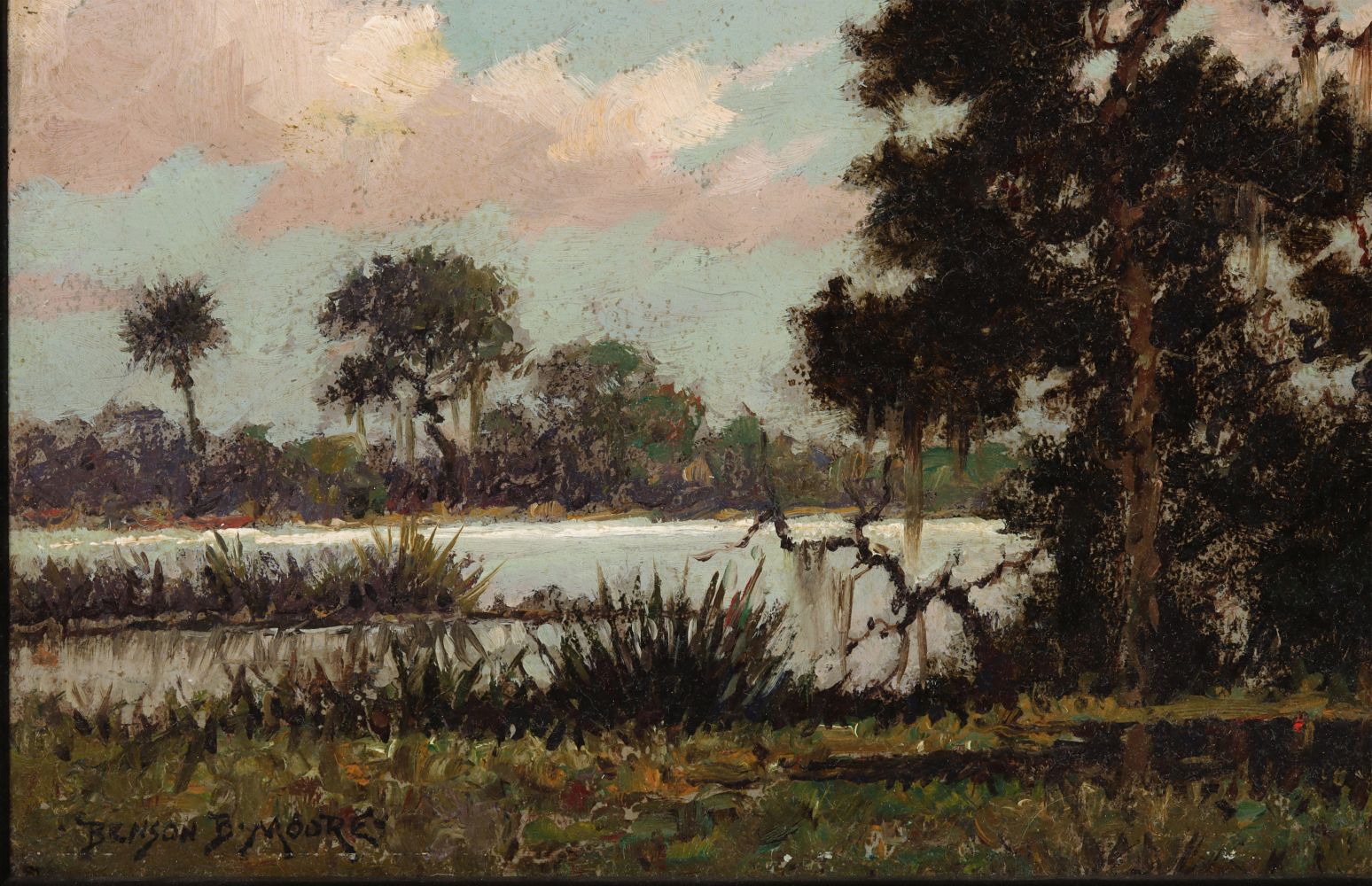 BENSON B. MOORE (1882-1974) Oil ON ARTIST'S BOARD