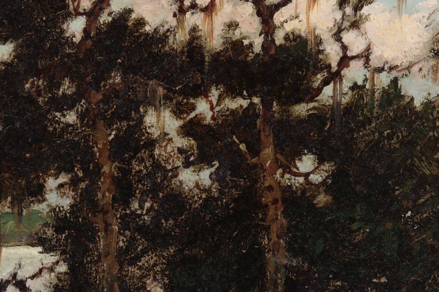 BENSON B. MOORE (1882-1974) Oil ON ARTIST'S BOARD