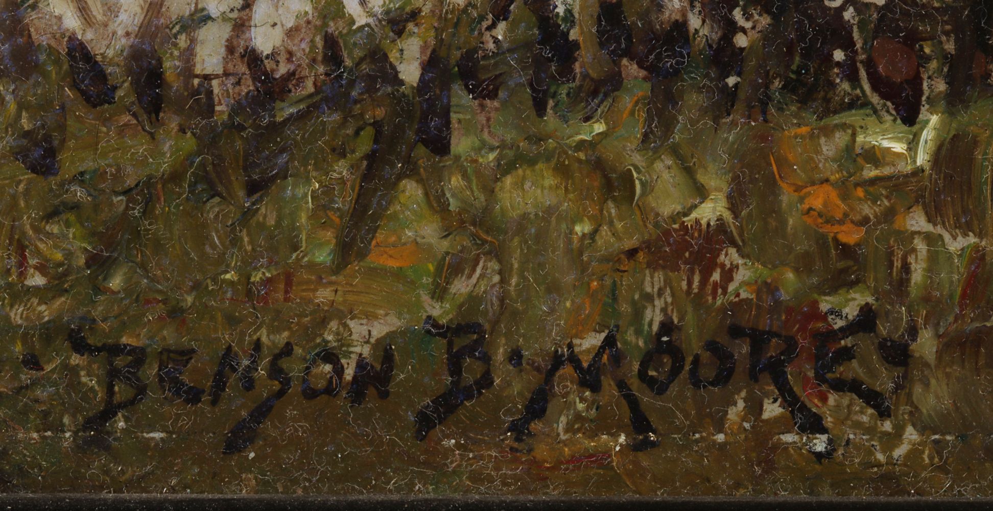 BENSON B. MOORE (1882-1974) Oil ON ARTIST'S BOARD