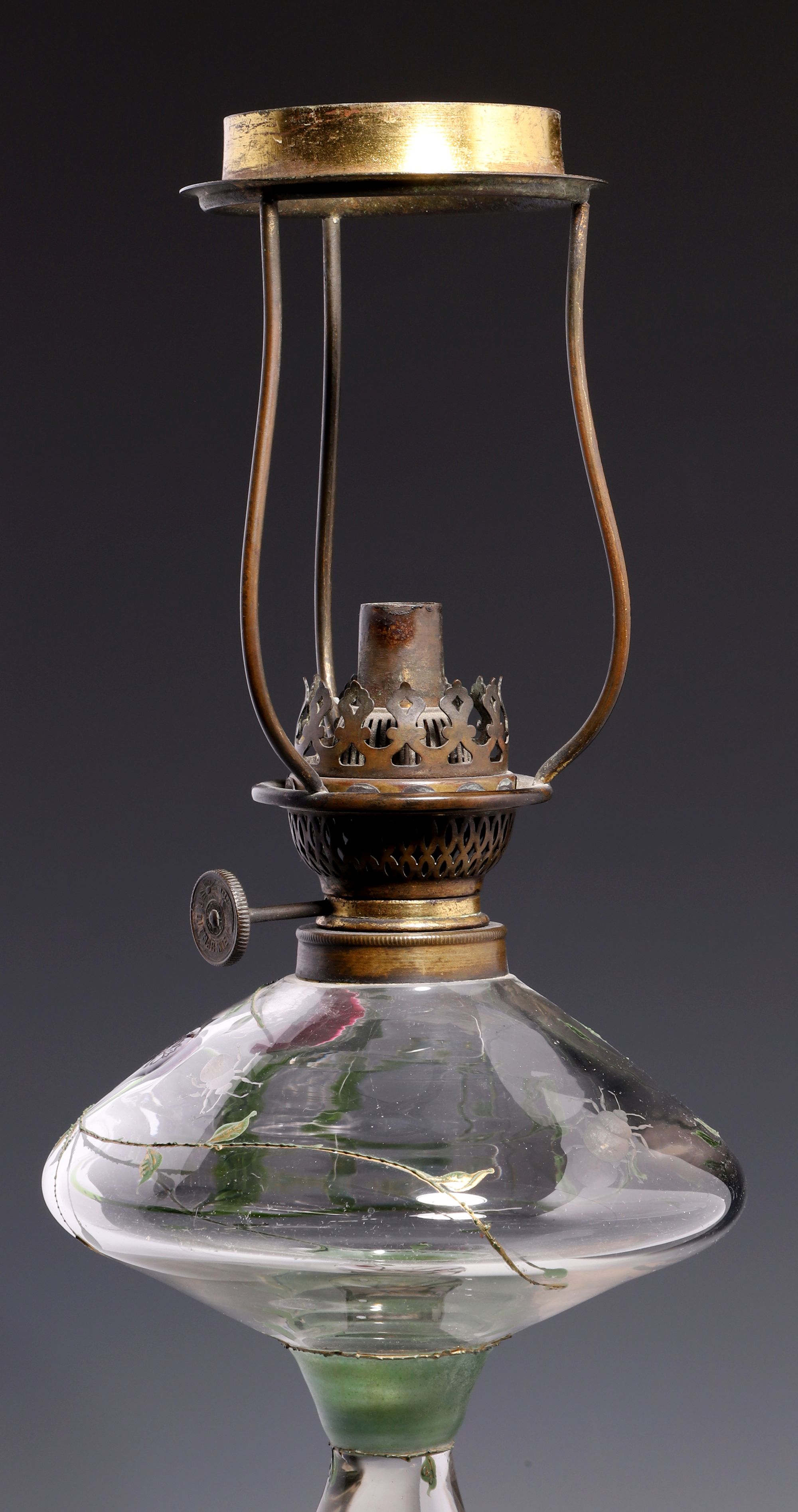 A RARE MOSER KARLSBADER SECESSION FLUID LAMP