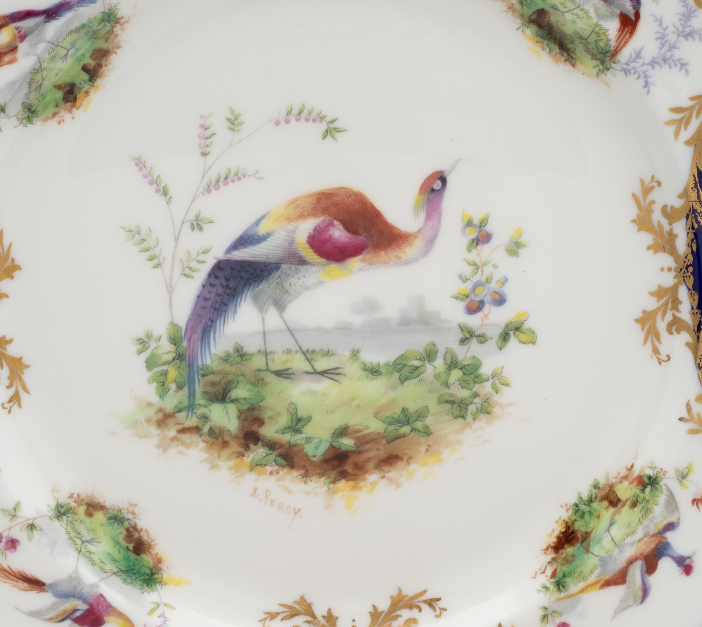 ROYAL DOULTON E. PERCY SERVICE PLATES FOR TIFFANY & CO.