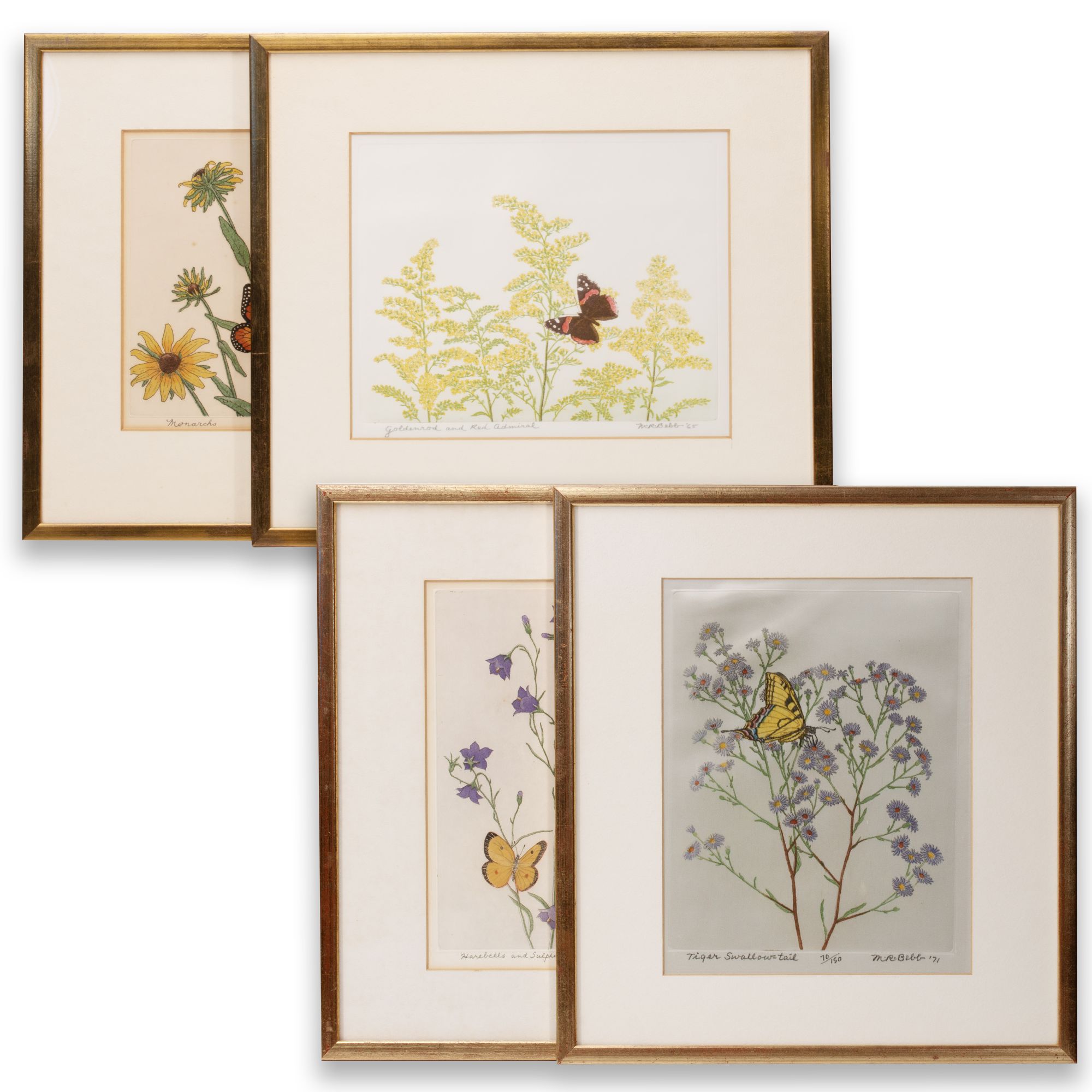 MAURICE R. BEBB (1891-1985) PENCIL SIGNED PRINTS