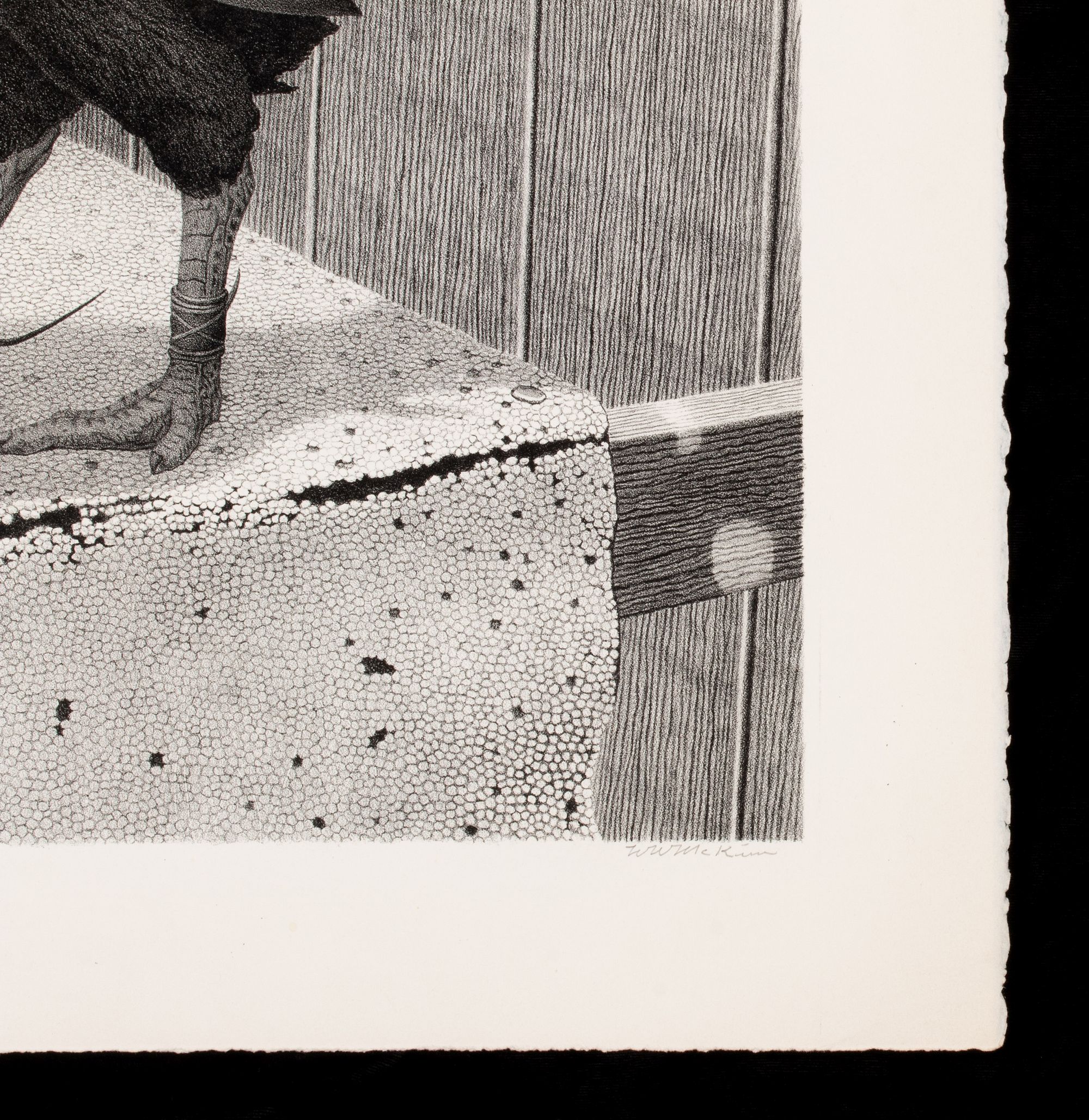 WILLIAM McKIM (1916-1995) PENCIL SIGNED LITHOGRAPH