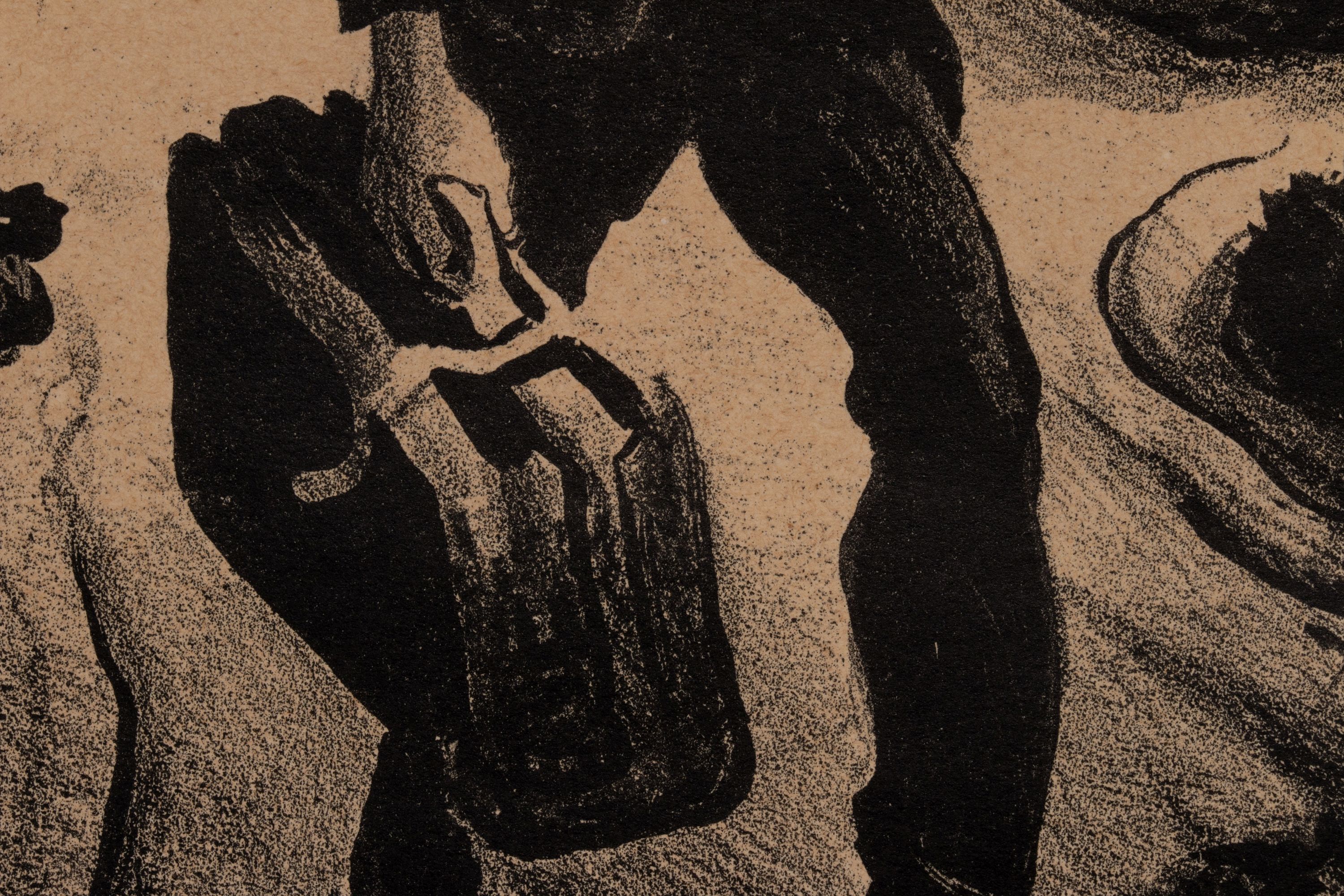 THOMAS HART BENTON (1889-1975) PENCIL SIGNED LITHOGRAPH