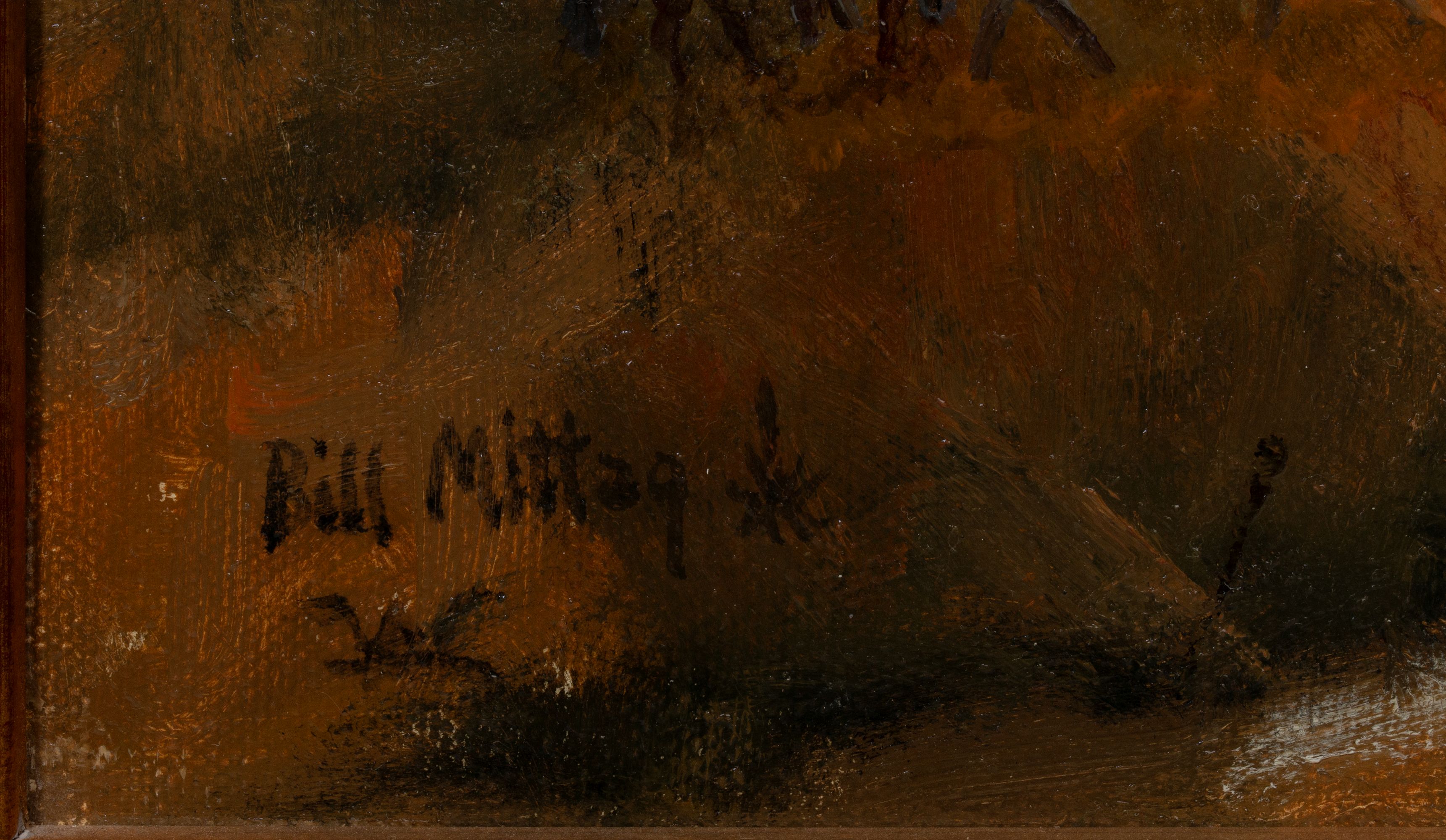 BILL MITTAG (B. 1935) NATIVE AMERICAN OIL ON CANVAS