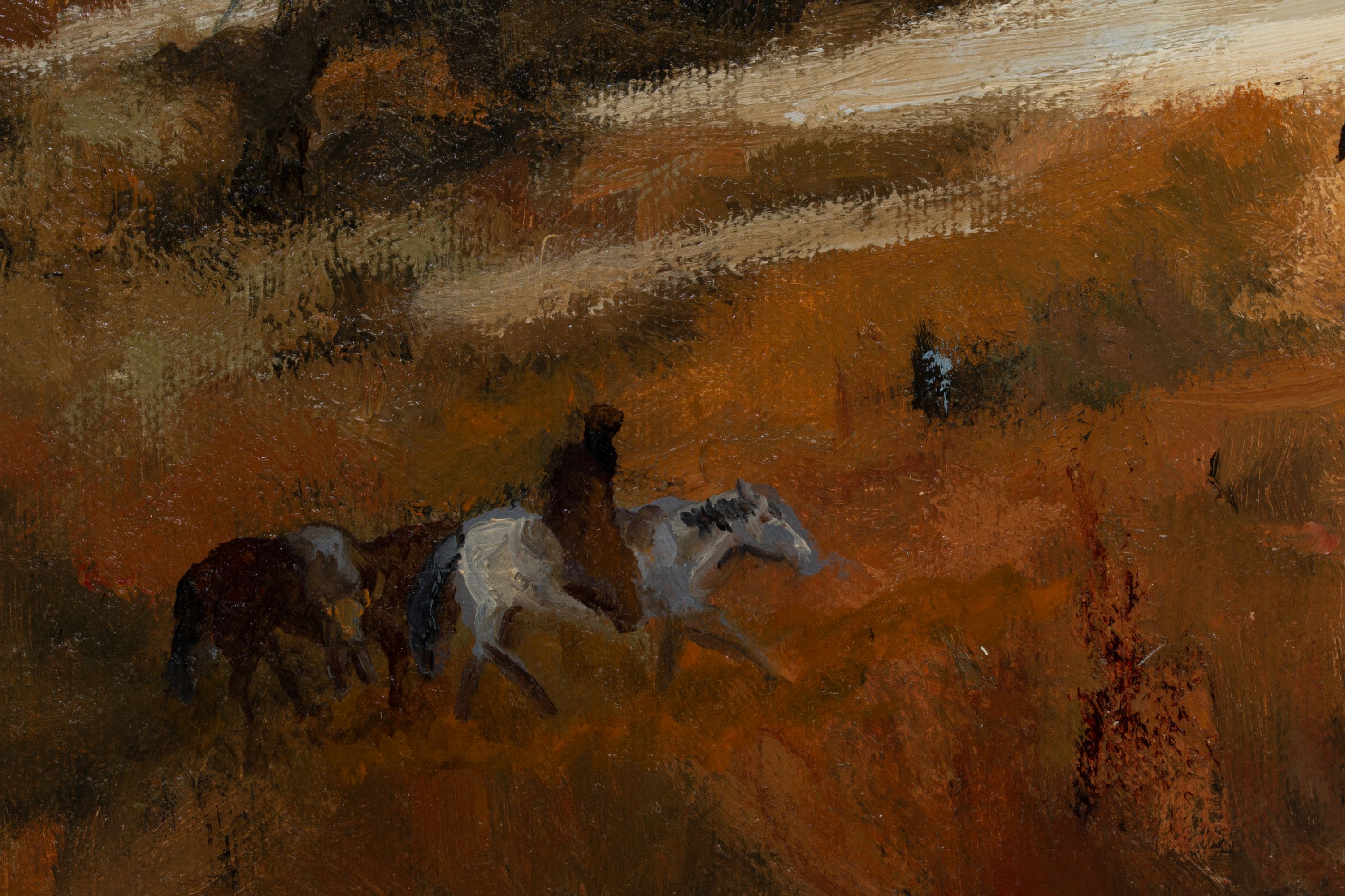 BILL MITTAG (B. 1935) NATIVE AMERICAN OIL ON CANVAS