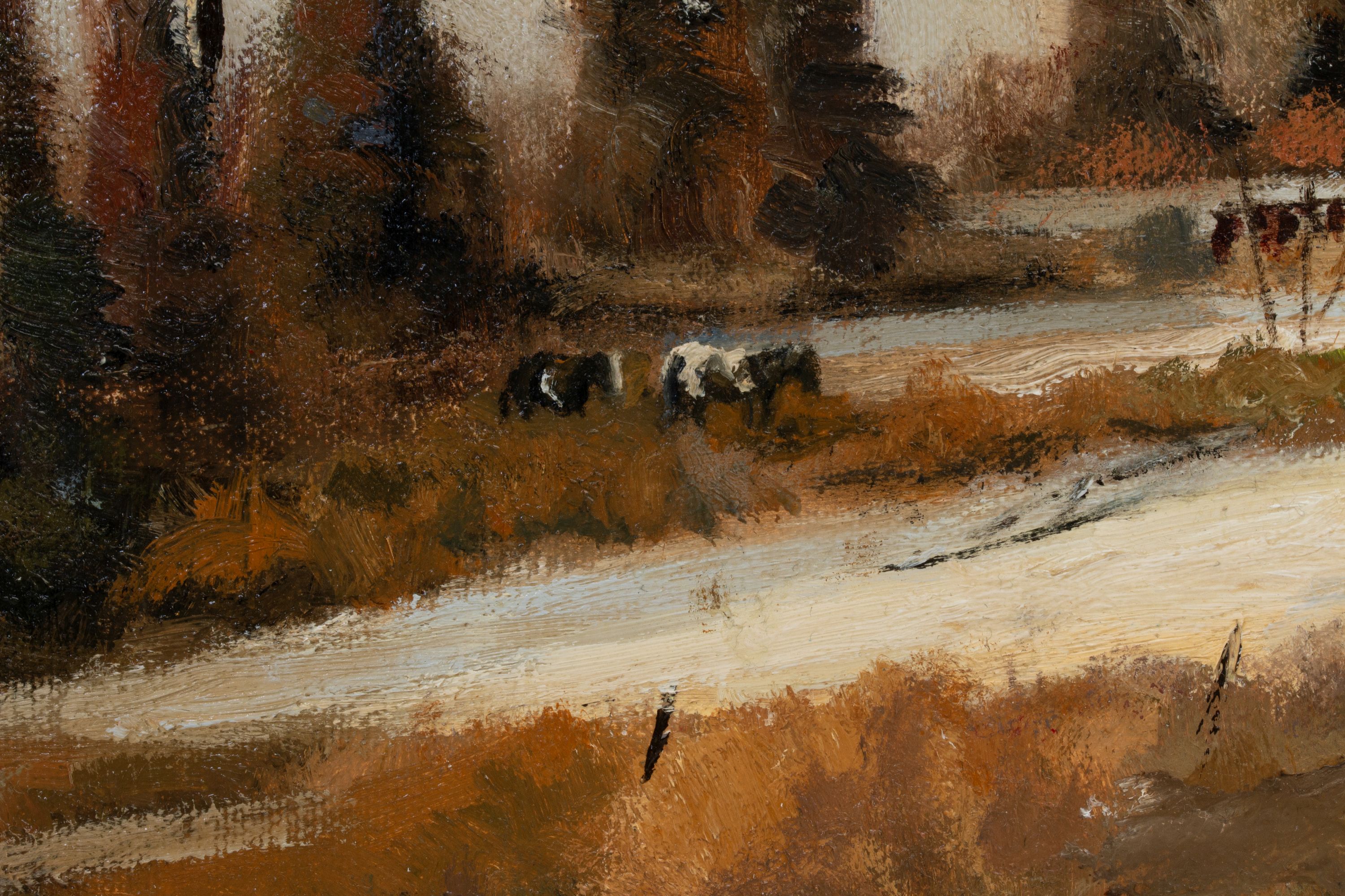 BILL MITTAG (B. 1935) NATIVE AMERICAN OIL ON CANVAS