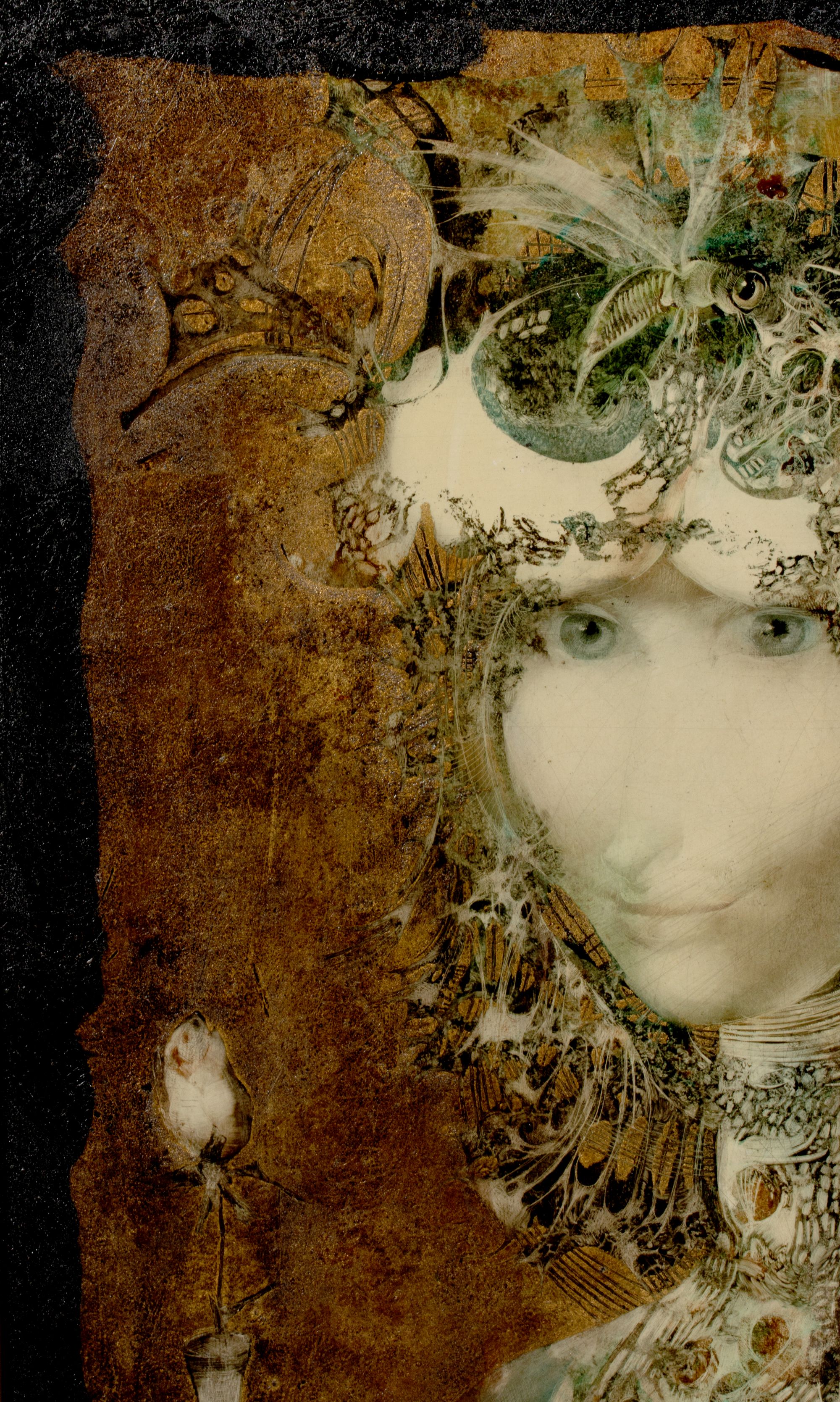 ENDRE SZASZ (1926-2003) MIXED MEDIA ON ARTIST'S BOARD