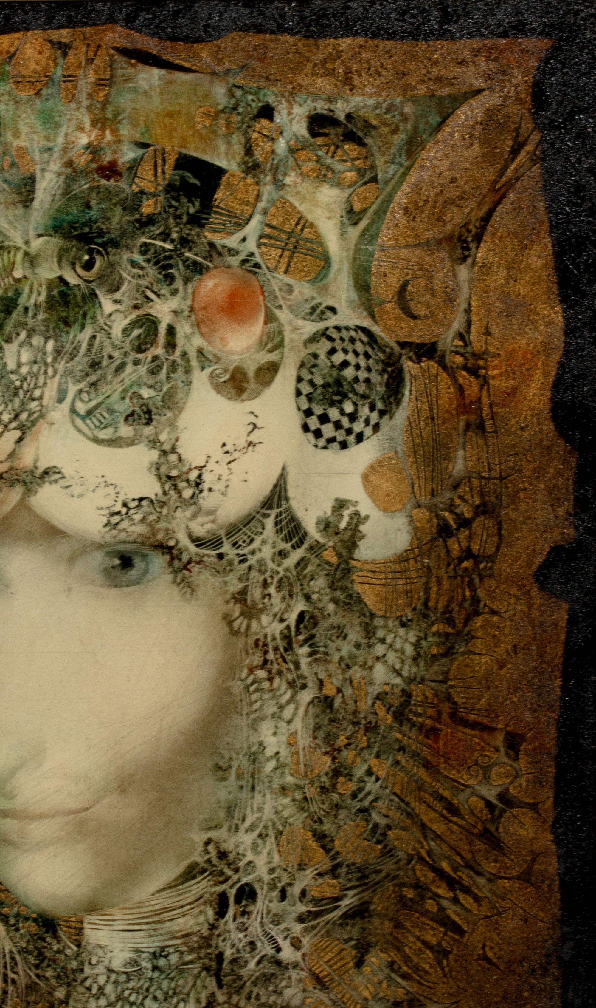 ENDRE SZASZ (1926-2003) MIXED MEDIA ON ARTIST'S BOARD