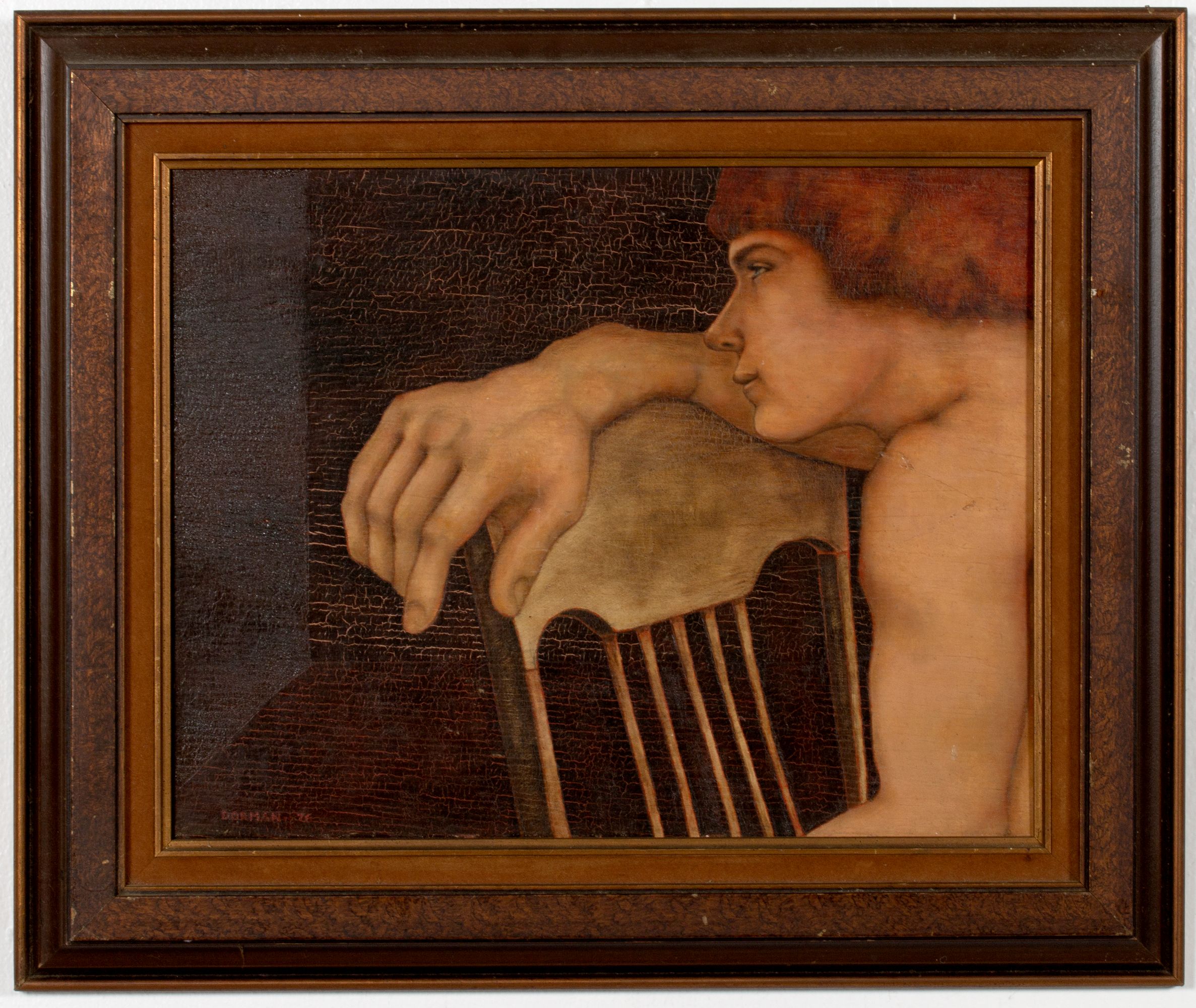 LATE 20TH CENTURY REALISM OIL ON PANEL