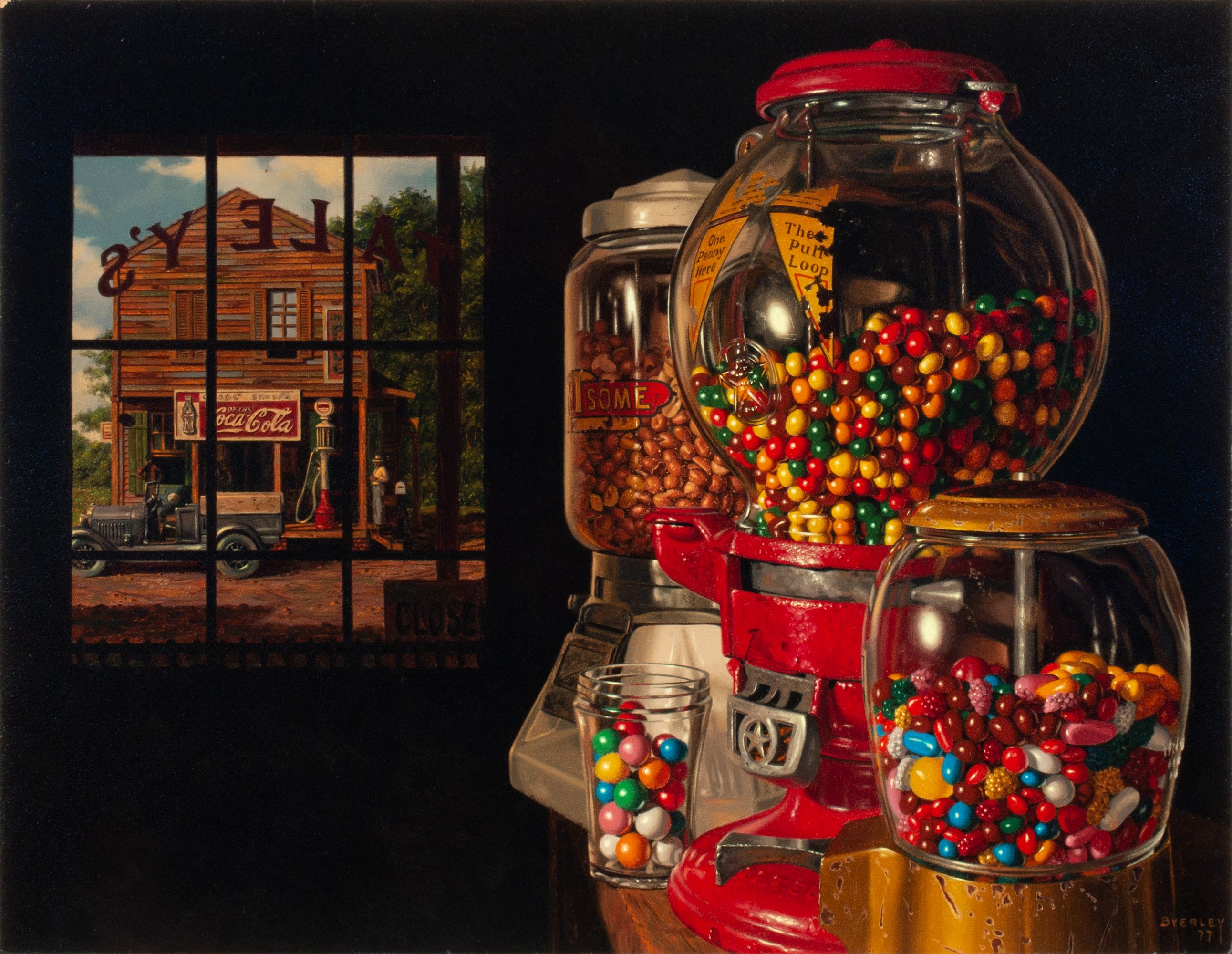 ROBERT BYERLEY (1941-2019) OIL ON ARTIST'S BOARD